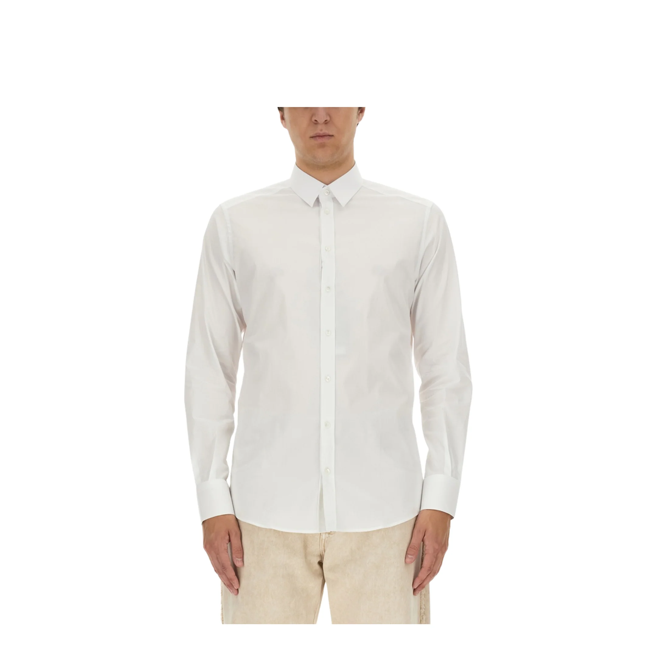 White Cotton Shirt - Image 2