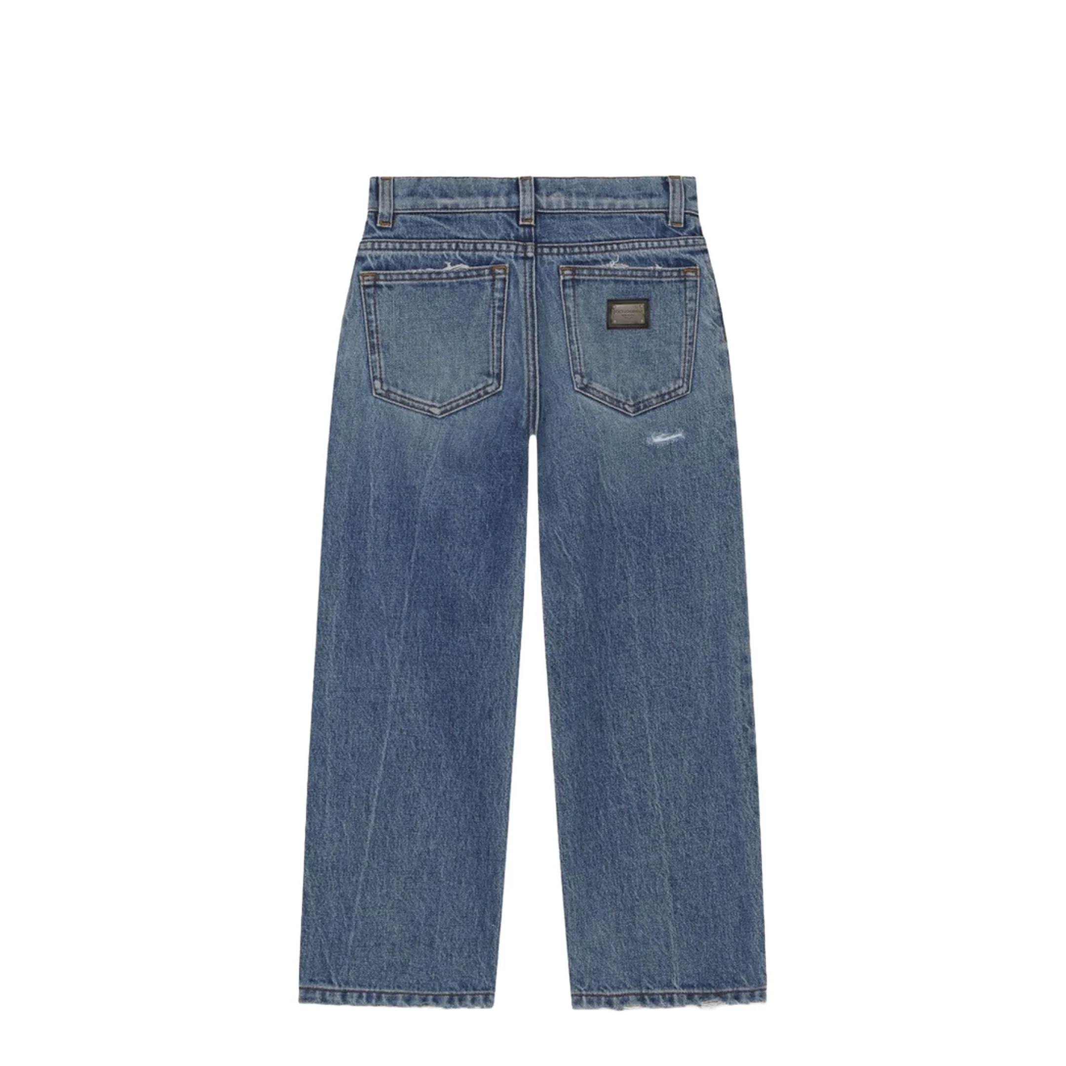 Worn Effect Jeans - Image 2