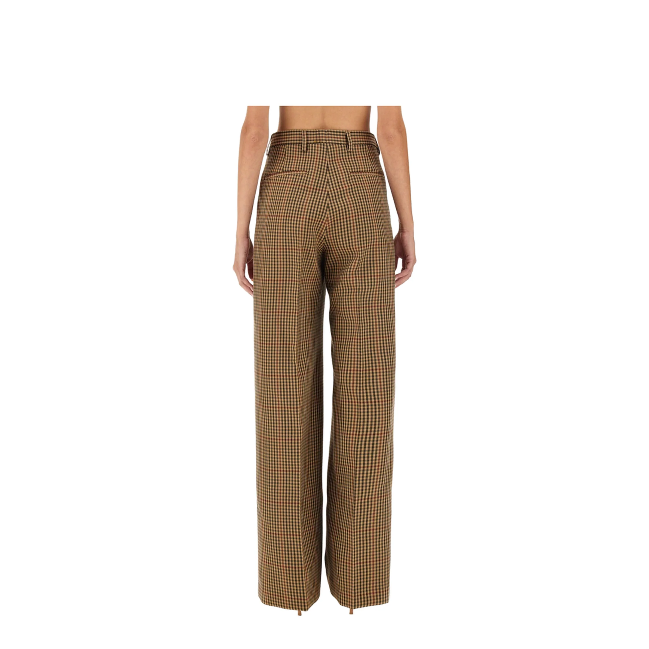 Pants with Check Pattern - Image 3