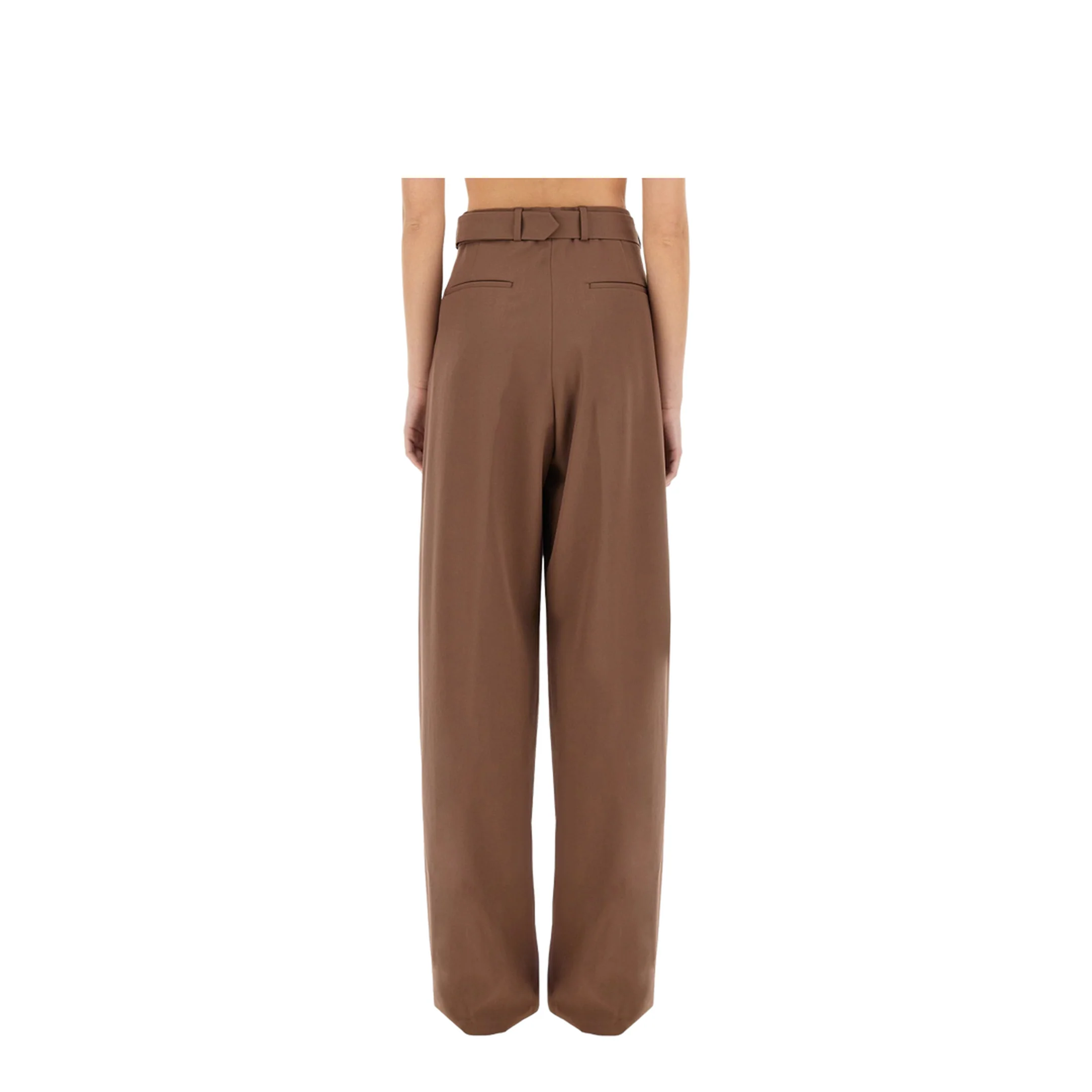 Wide-Leg Pants with Belt - Image 4