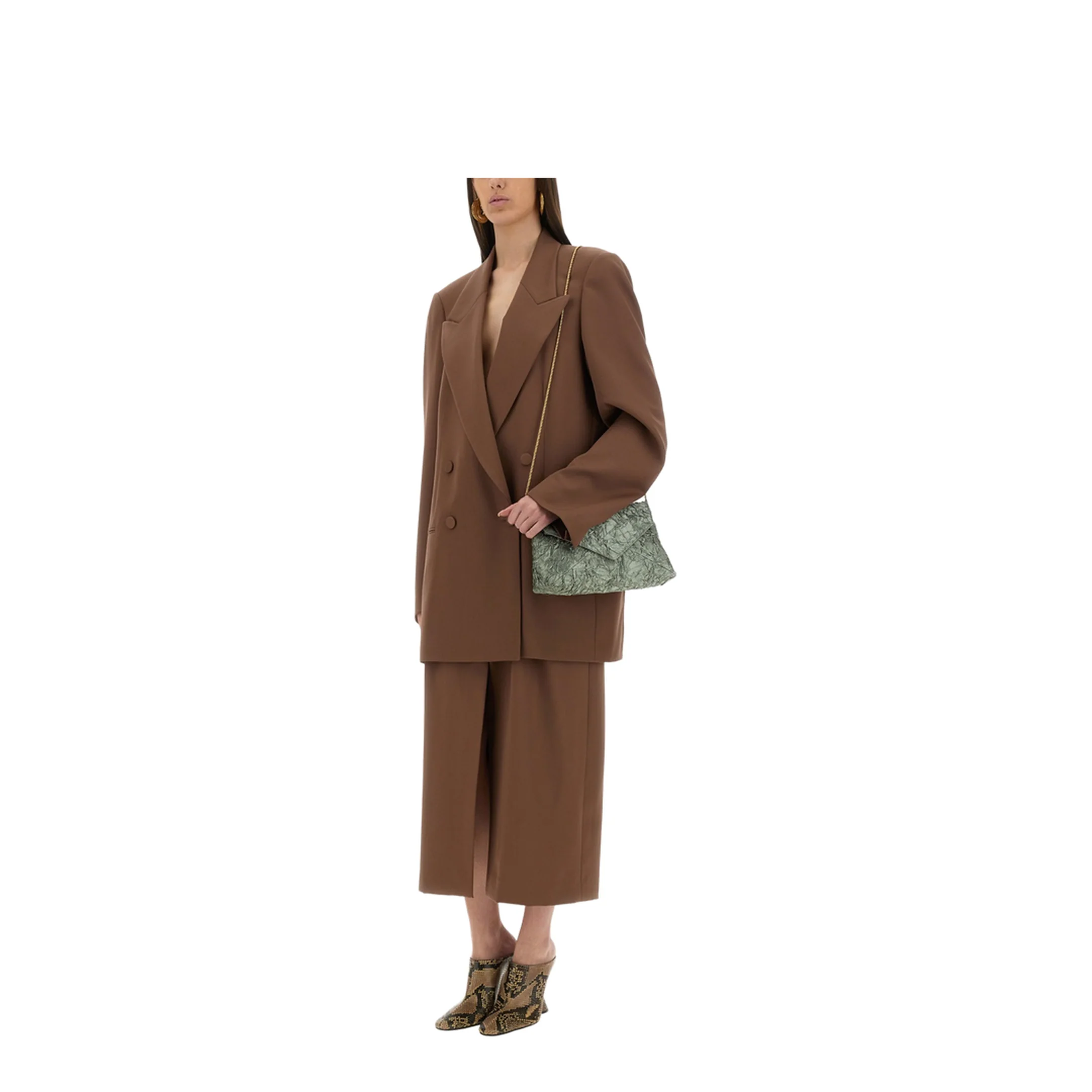 Wool Skirt With Belt - Image 2