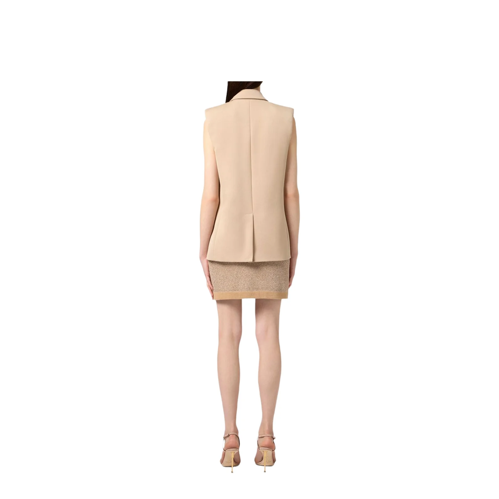 Knitted Skirt With Sequins - Image 5