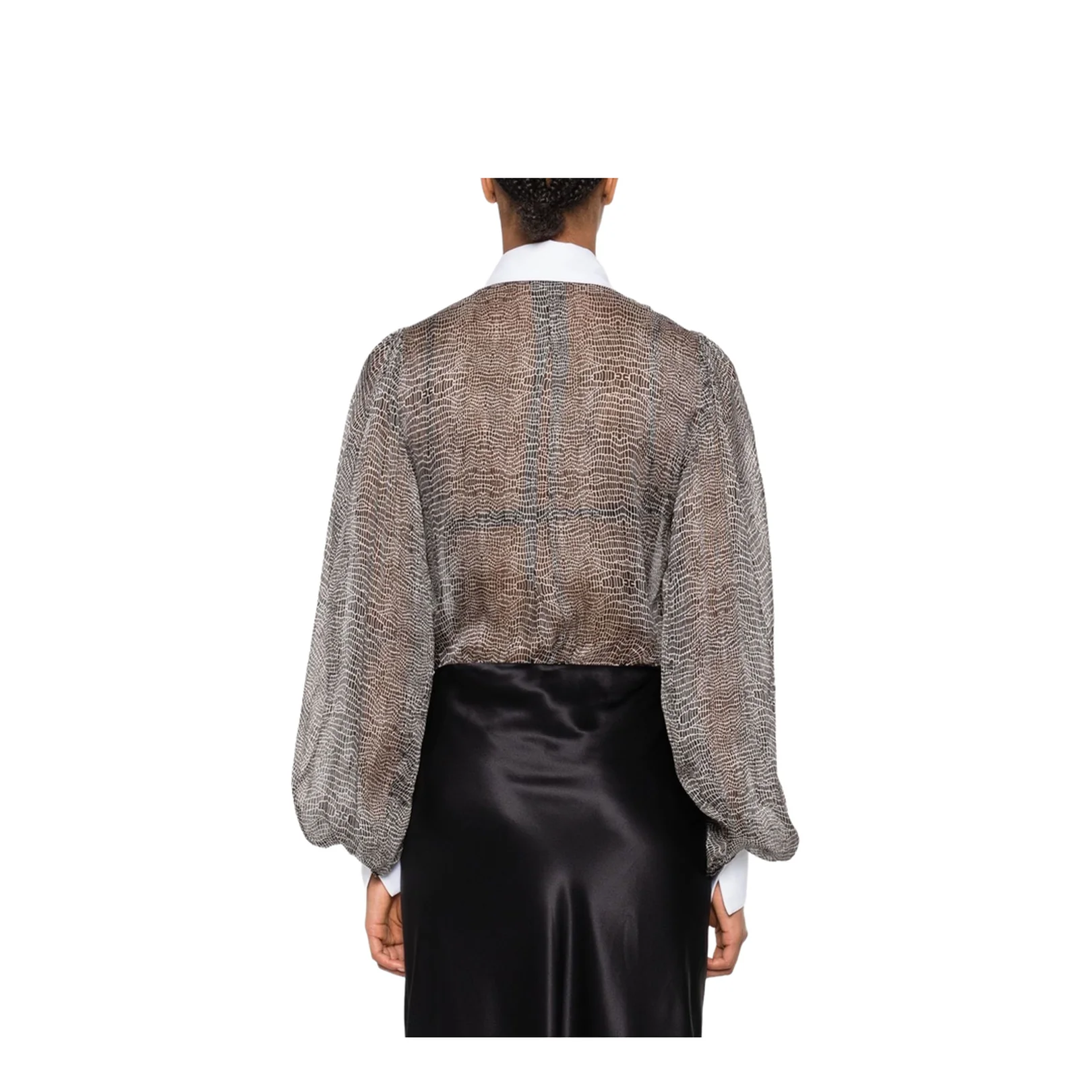 Silk Shirt Bodysuit - Image 3