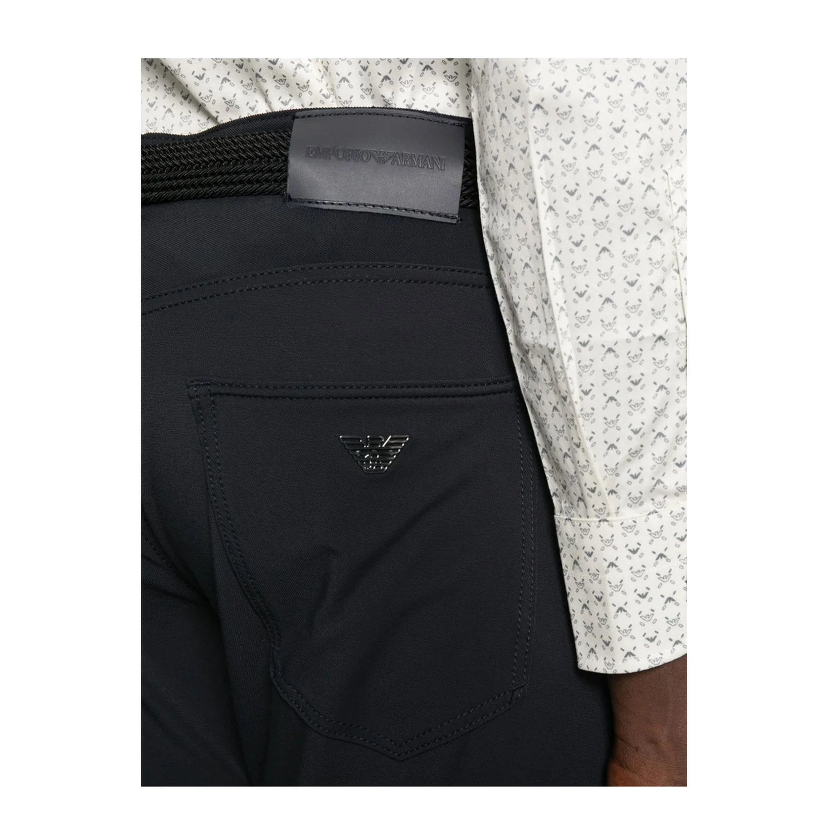 Black Straight Leg Jeans - Image 2