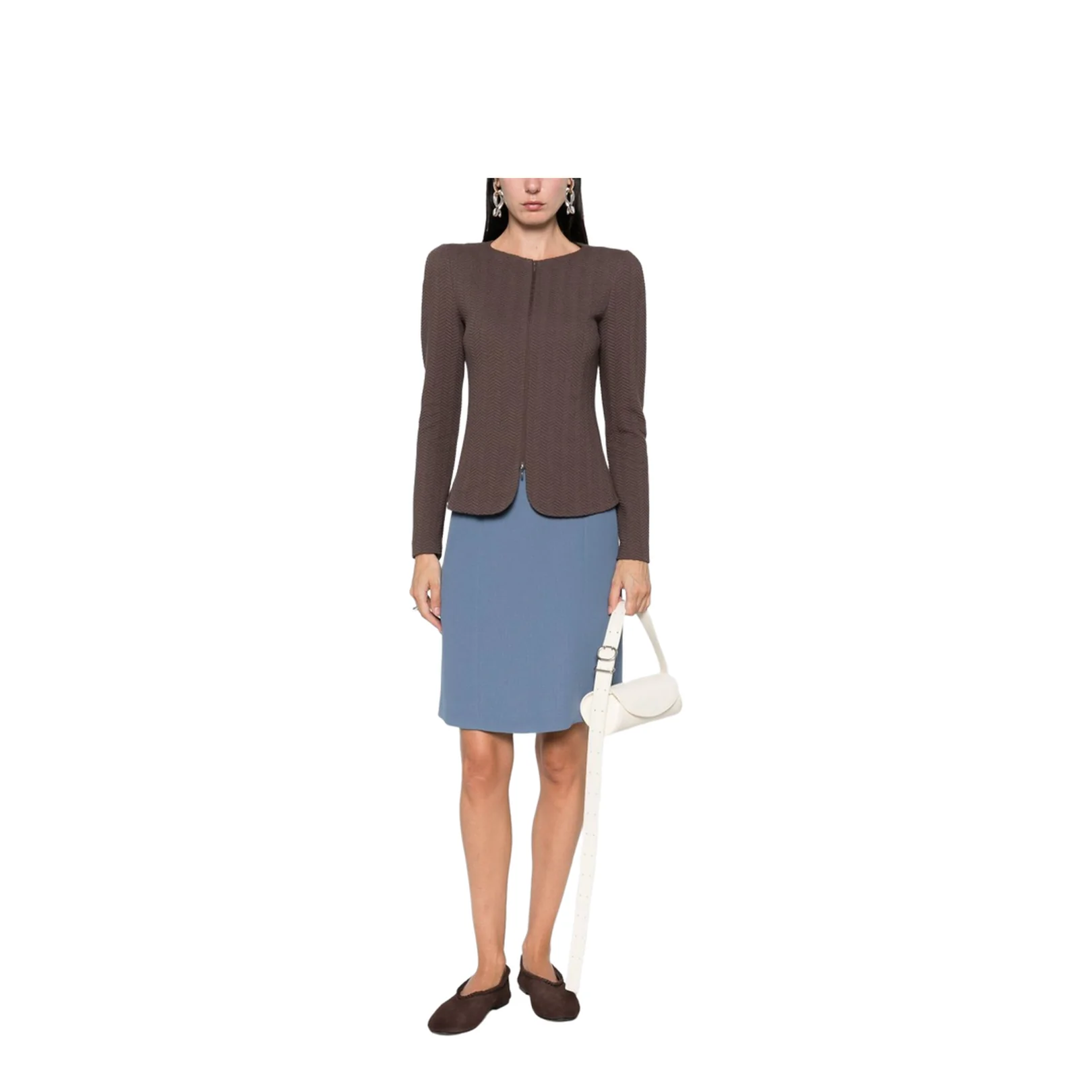 Cotton Blend Blazer Jacket - Image 4