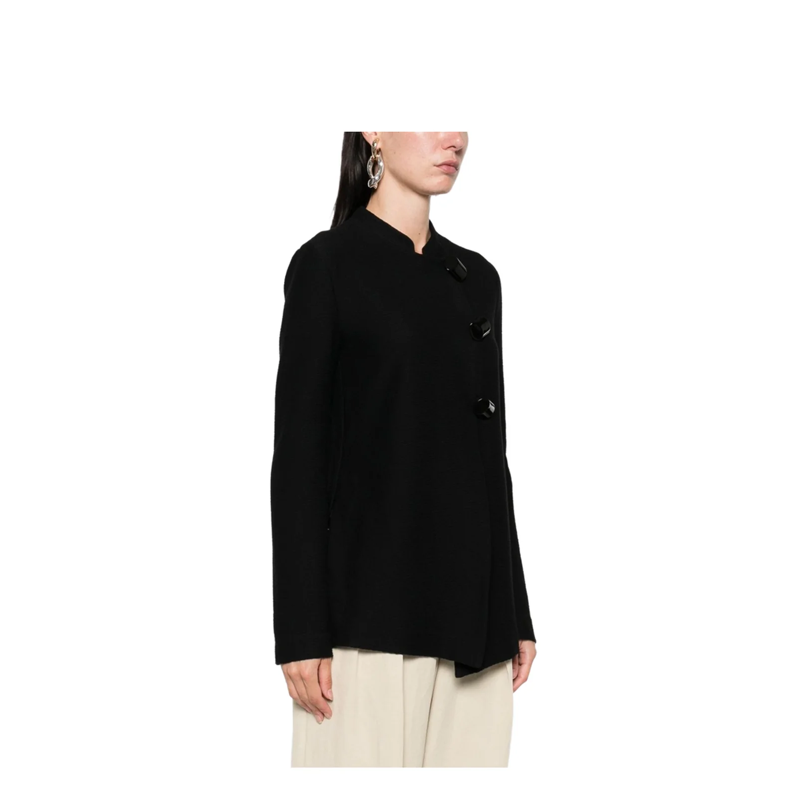 Cotton Single-Breasted Jacket - Image 2