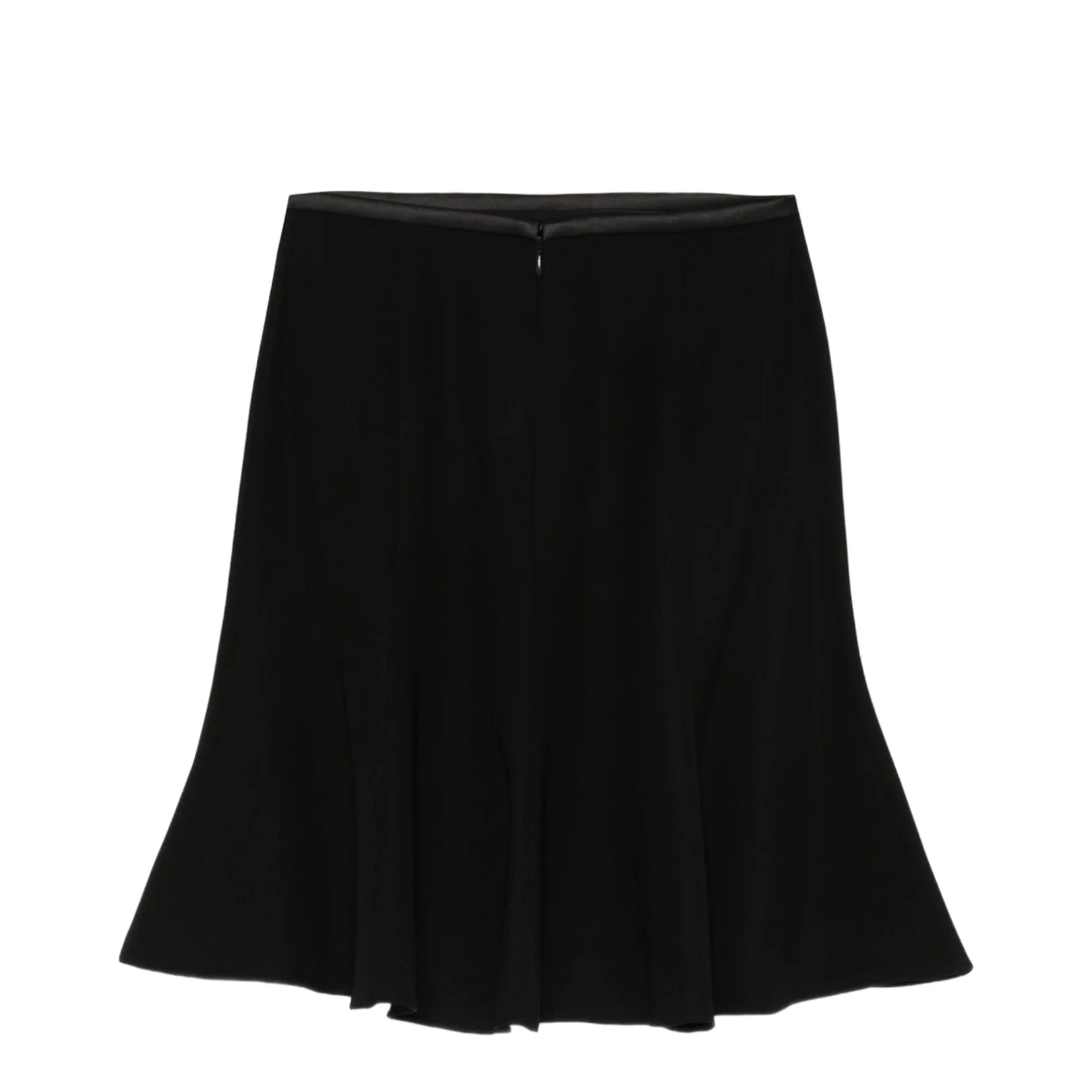 Flared Hem Skirt Black - Image 3