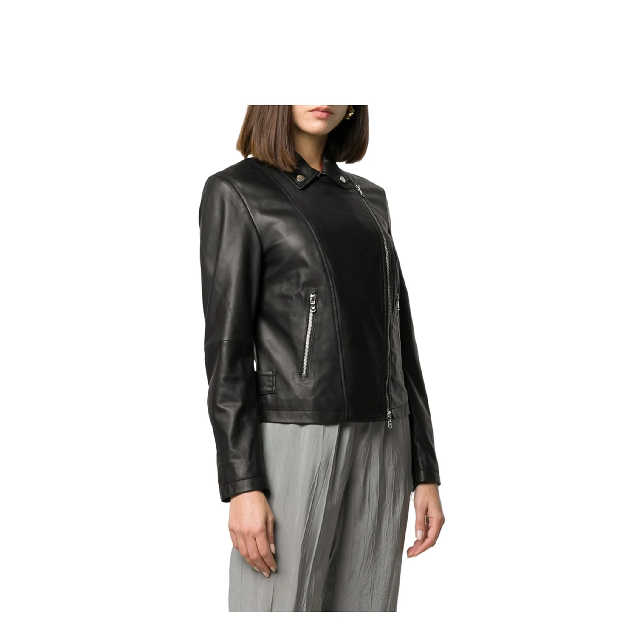 Leather Jacket in Black - Image 2