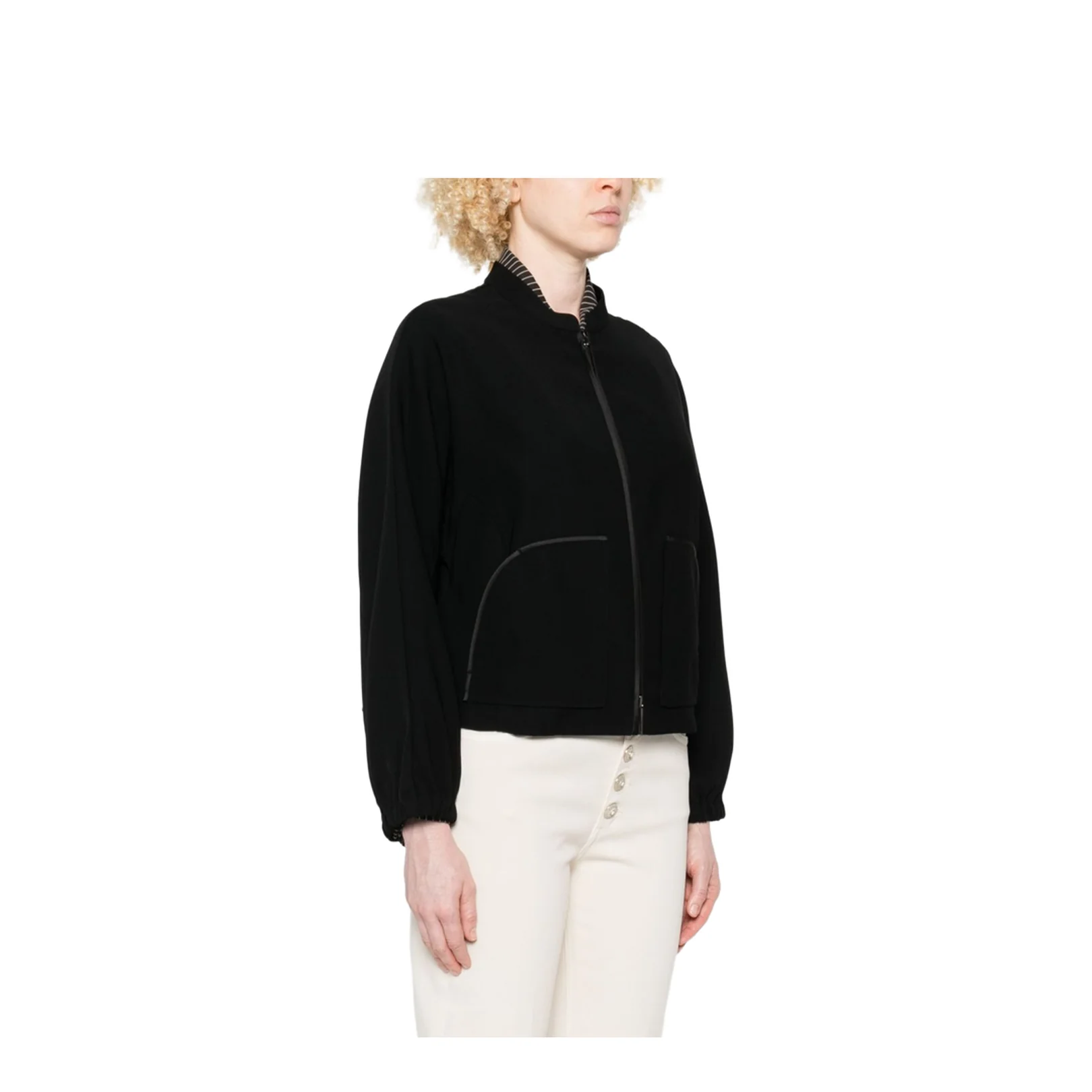 Technical Cady Blouson with Logo Embroidery - Image 2