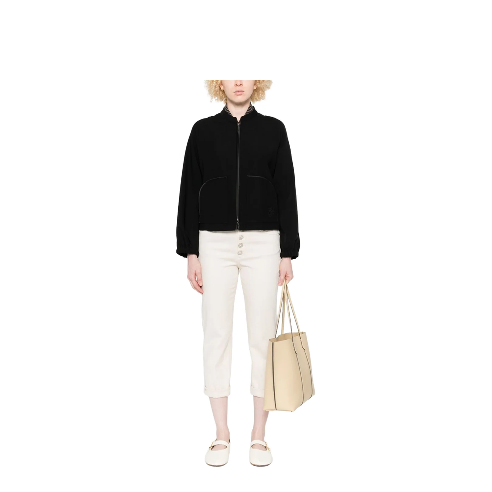 Technical Cady Blouson with Logo Embroidery - Image 3