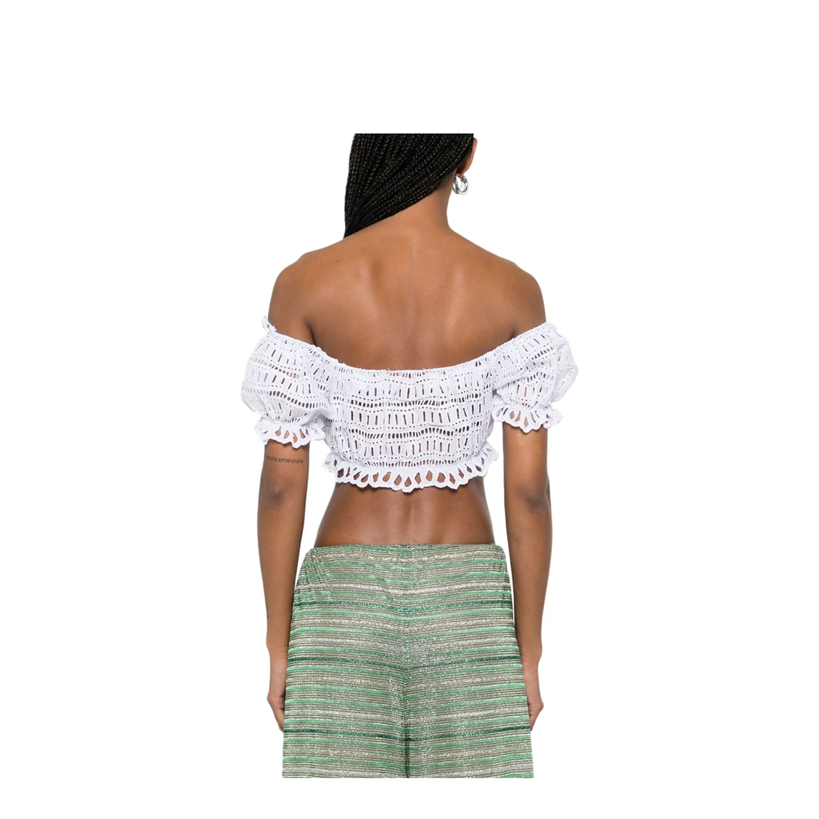 Off-shoulder Lace-detail Top - Image 4
