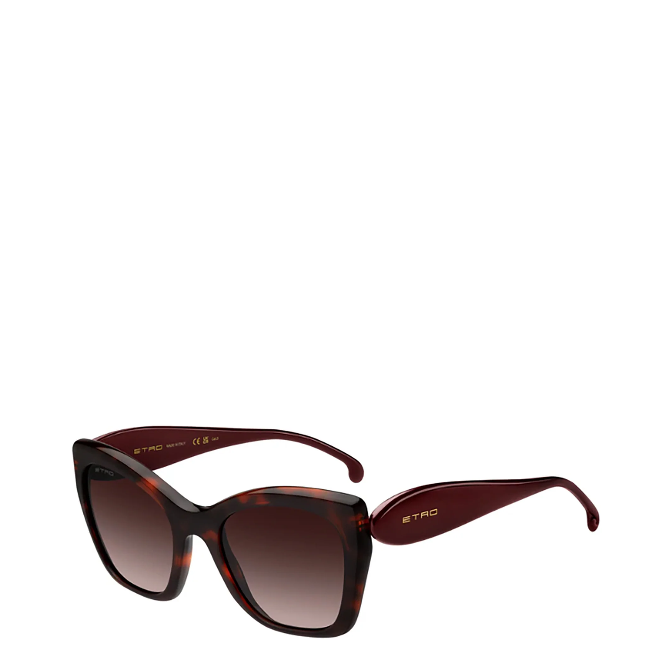 Square Brown Shaded Sunglasses - Image 2
