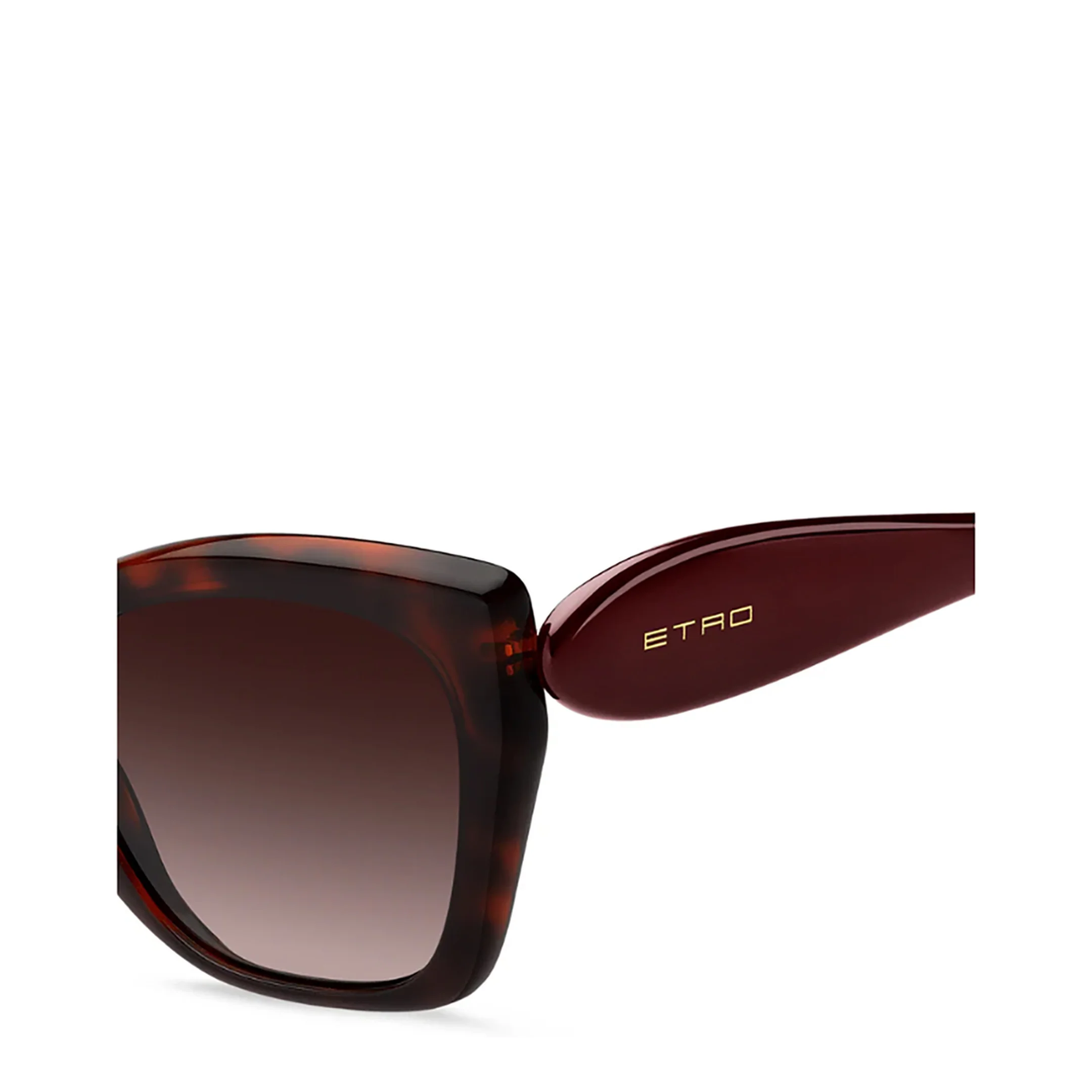 Square Brown Shaded Sunglasses - Image 3