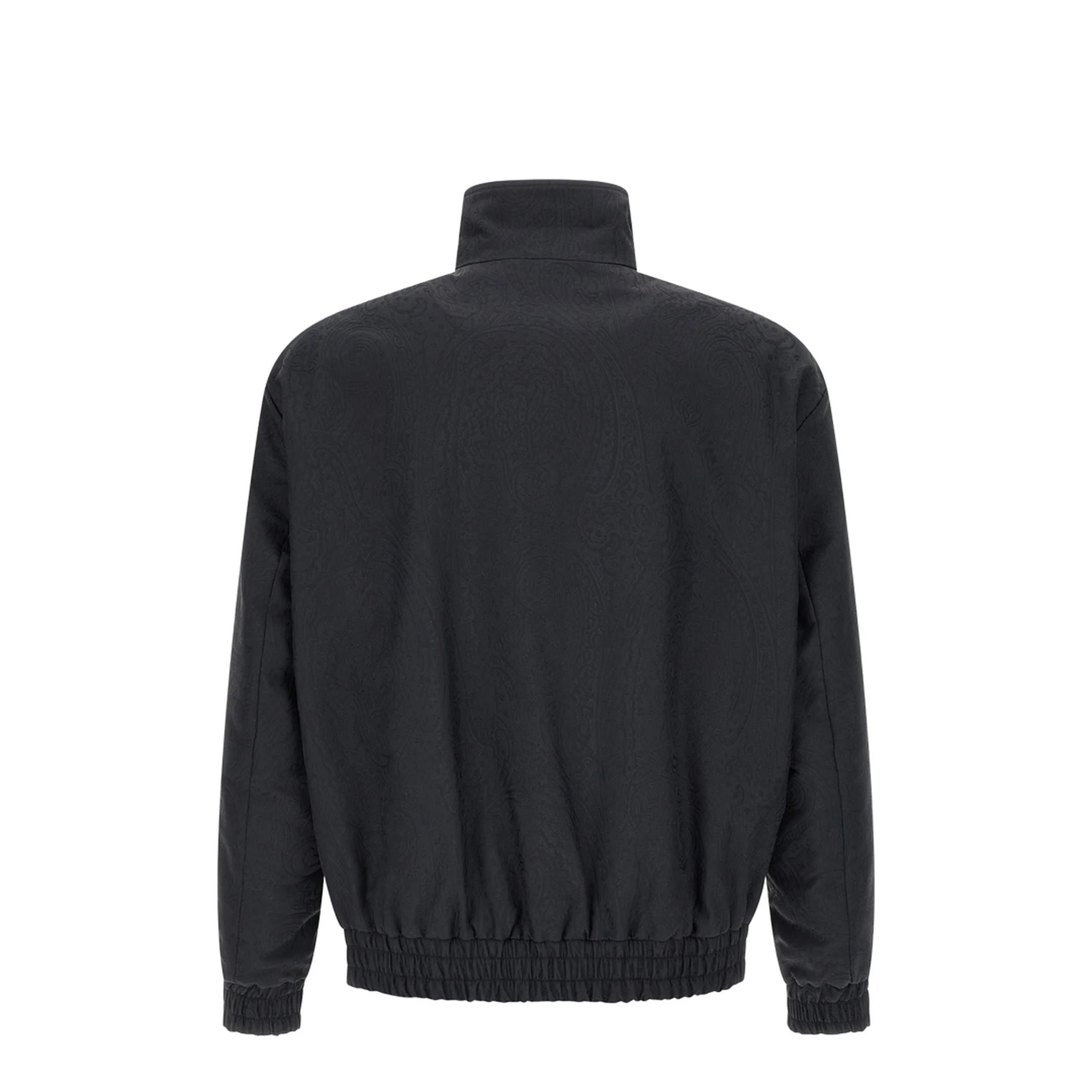 Arnica Motif Turtleneck Jacquard Jacket - Navy - Image 2