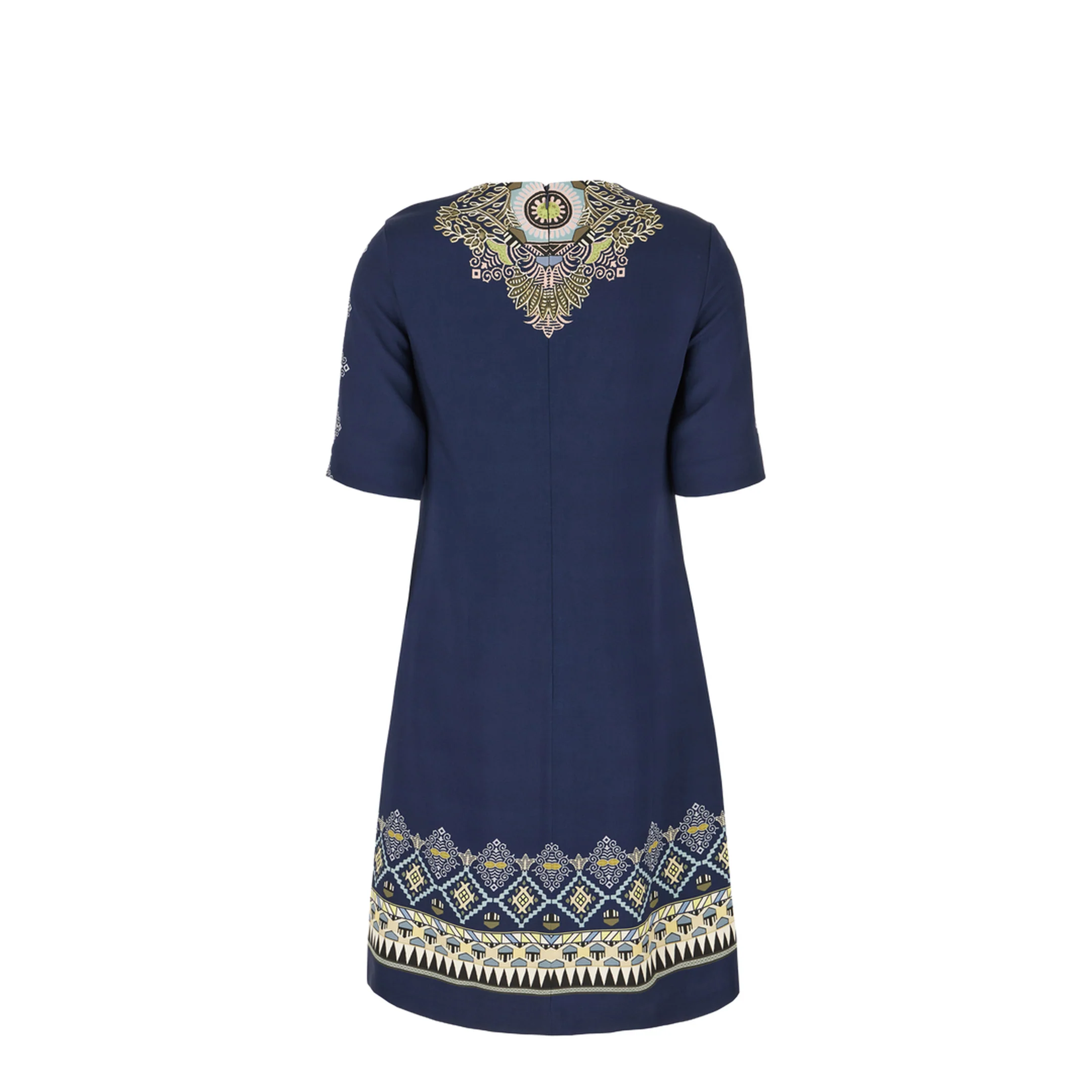 Blue Stretch Viscose Dress - Image 2