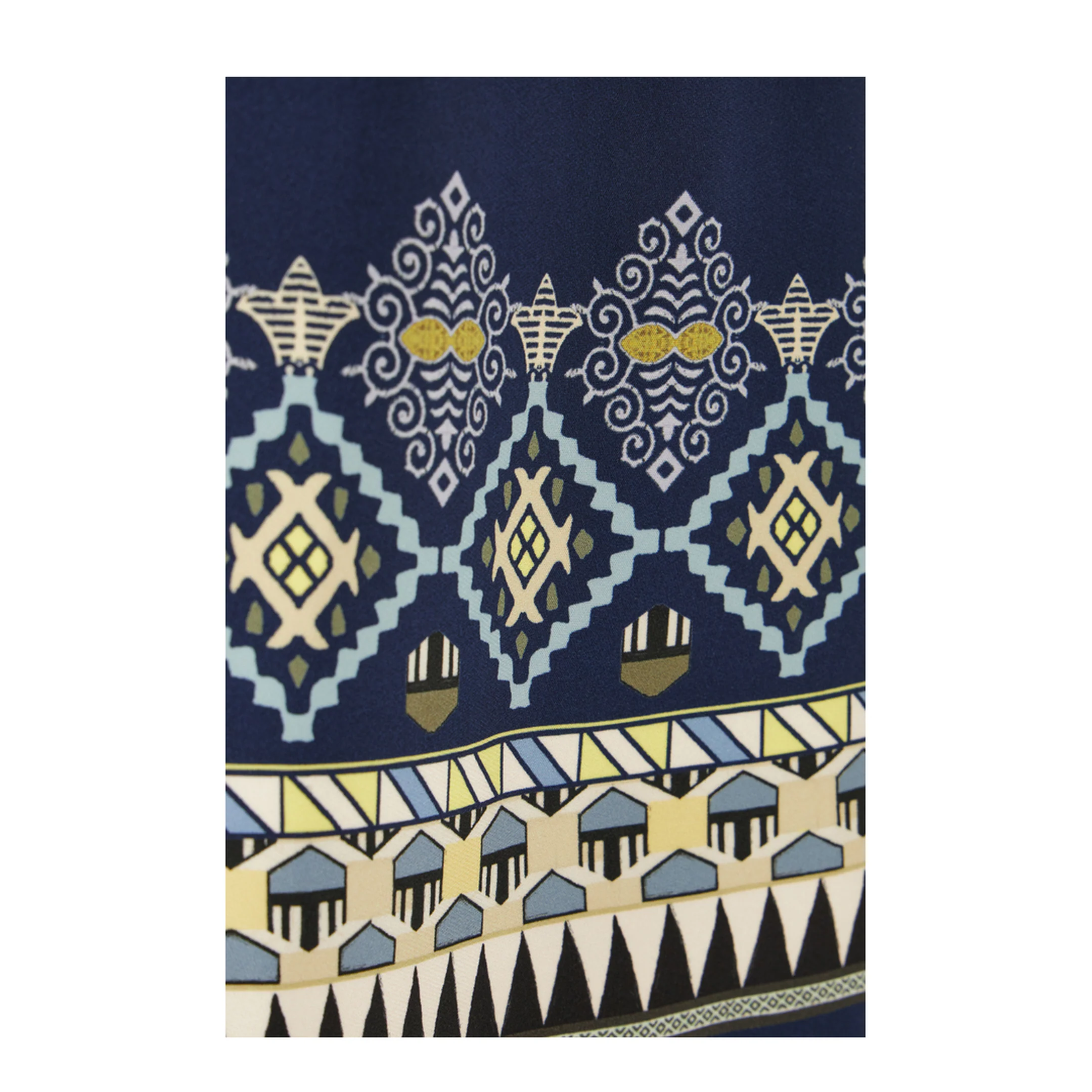 Blue Stretch Viscose Dress - Image 3