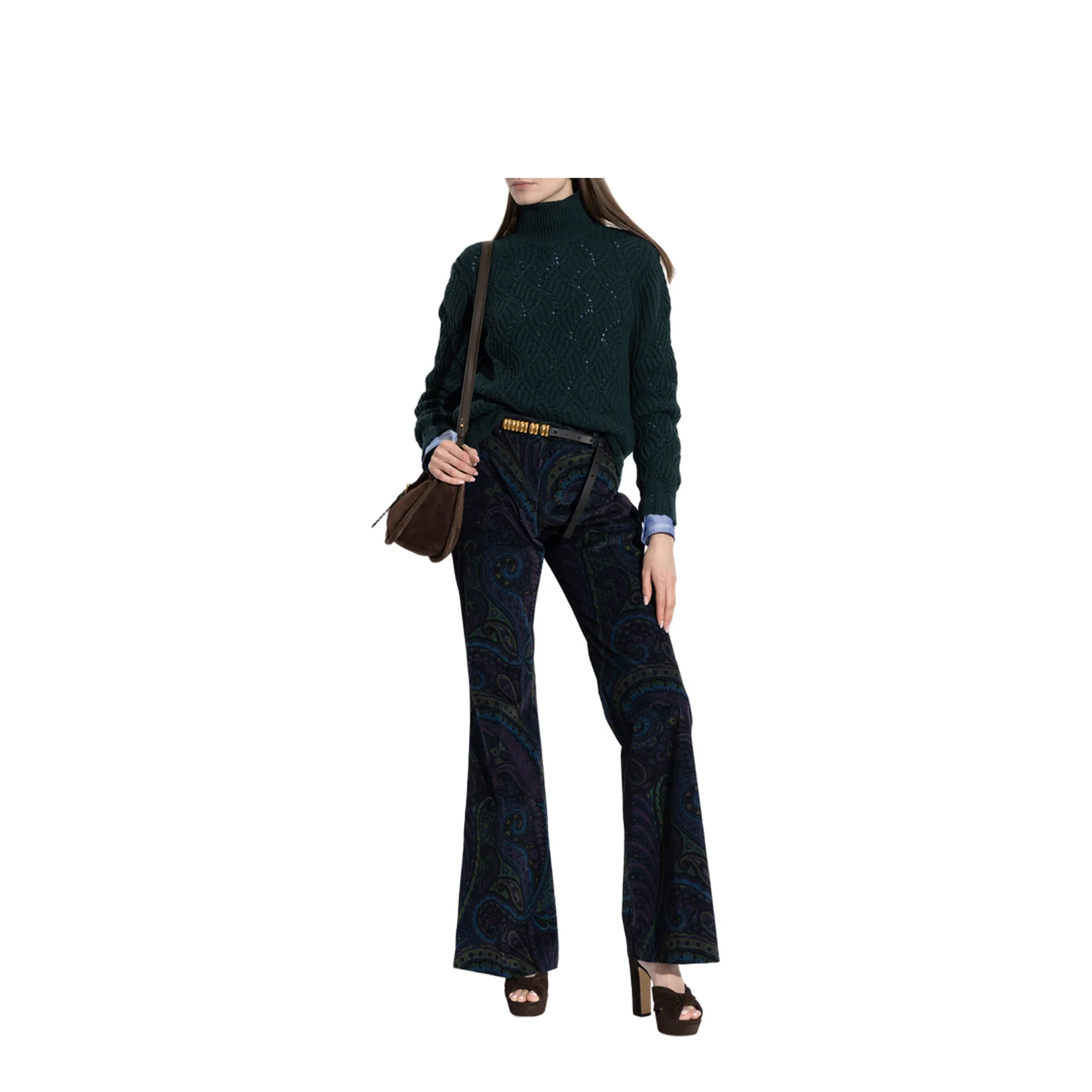 Cashmere Turtleneck Green - Image 2