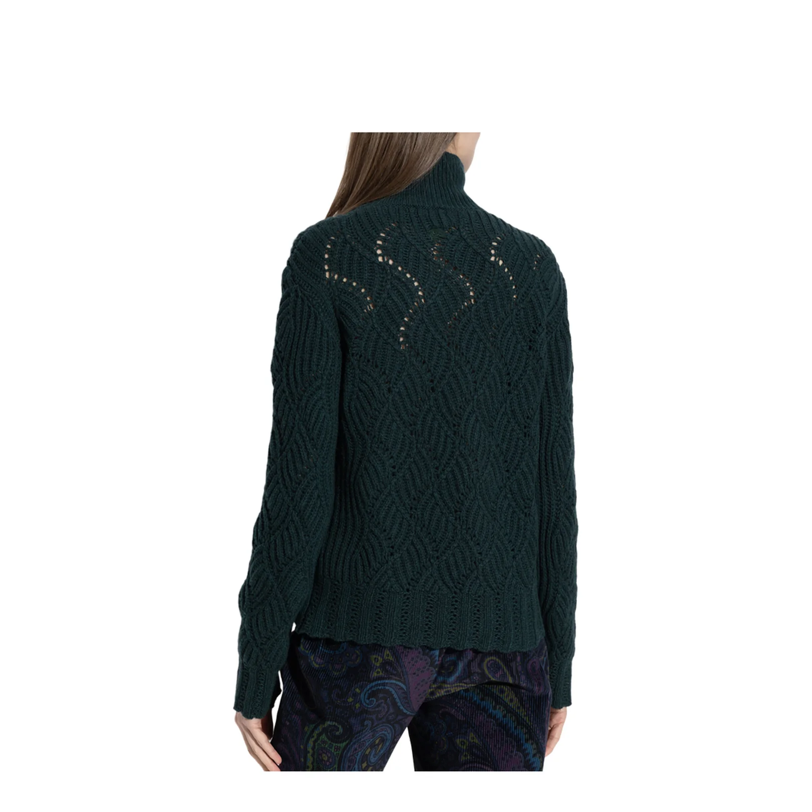 Cashmere Turtleneck Green - Image 4