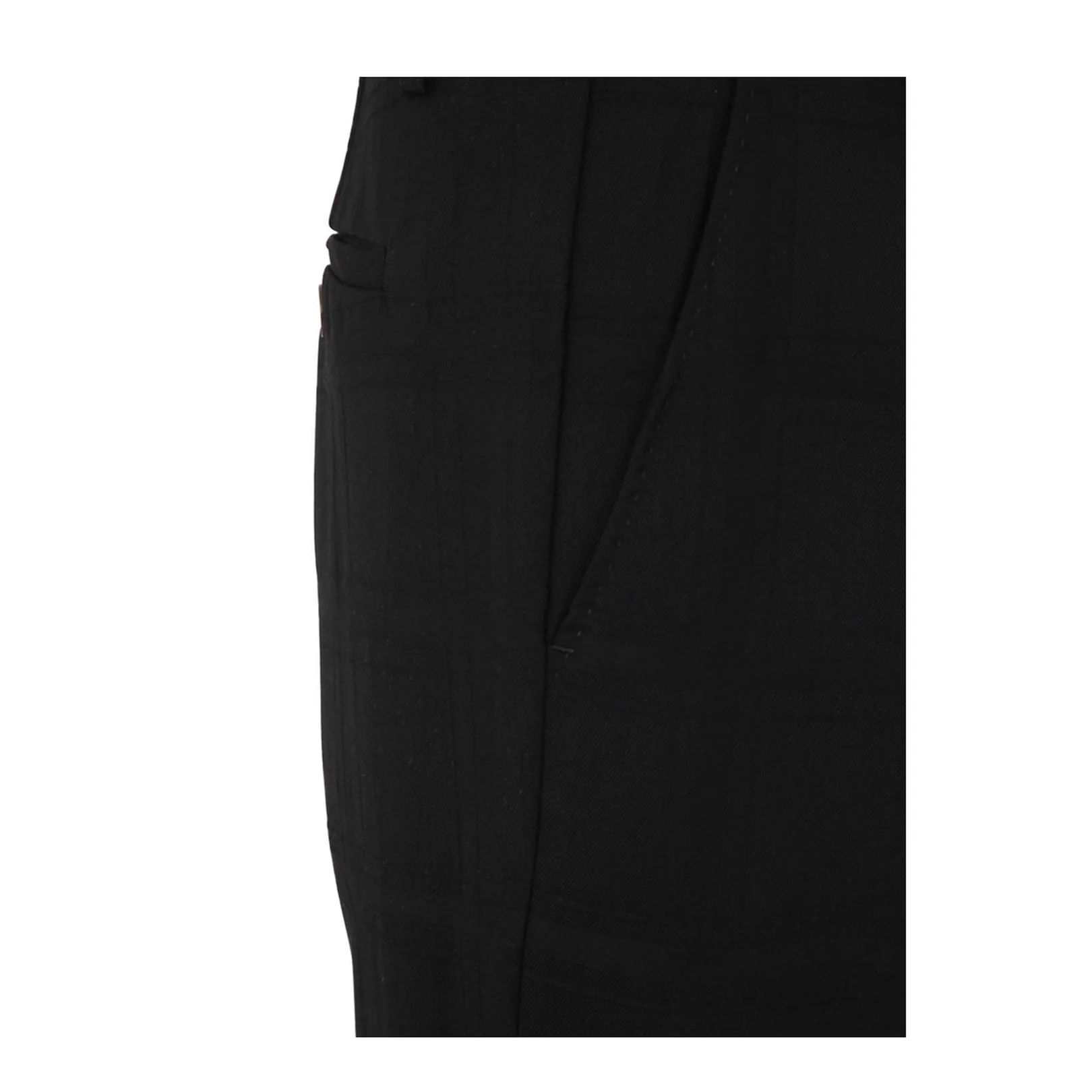 Check Wool Trousers - Image 3