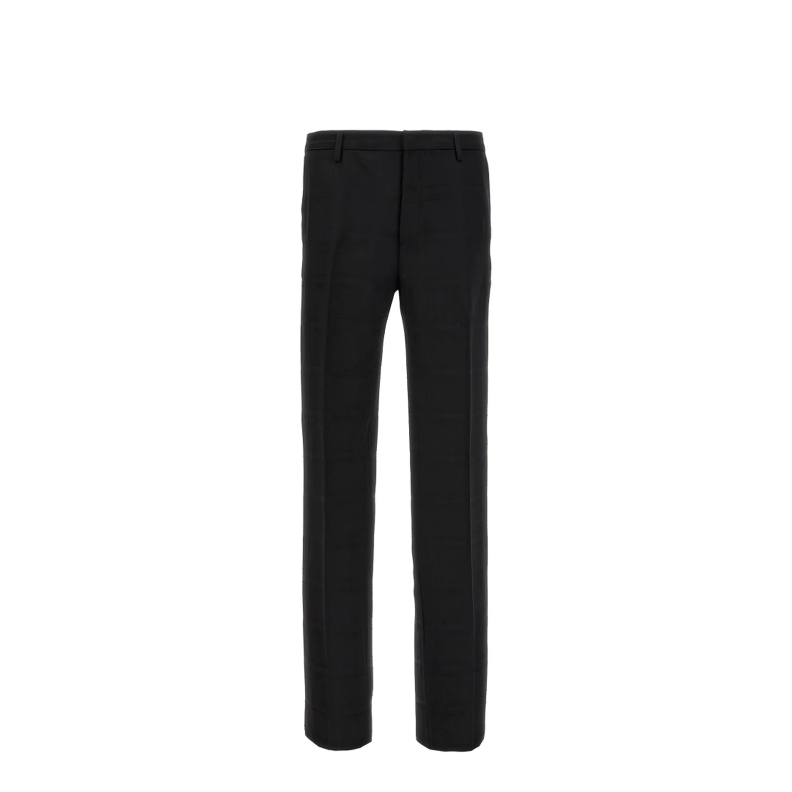 Check Wool Trousers - Image 4