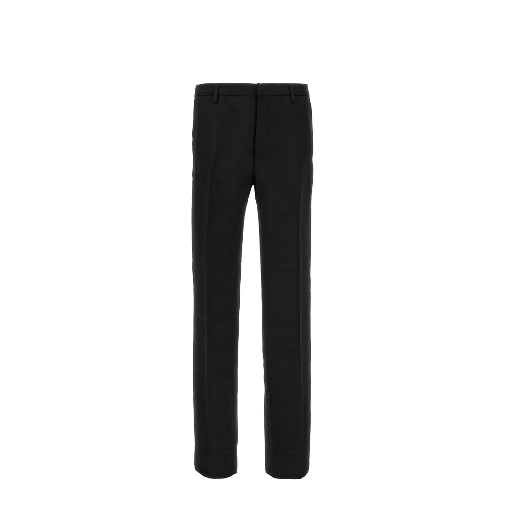 Check Wool Trousers - Image 5