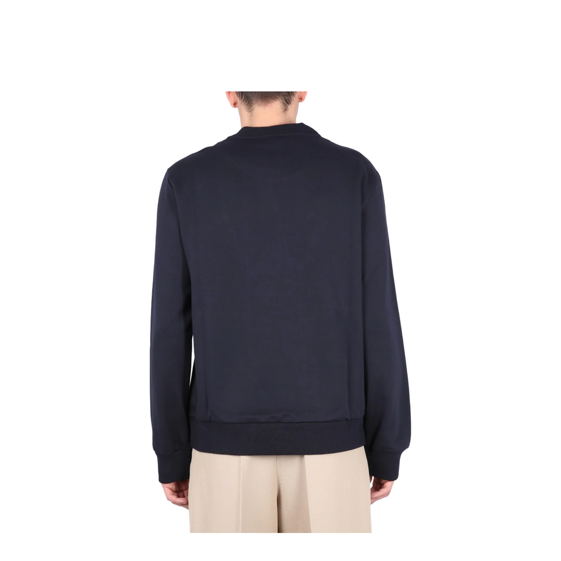 Cotton Sweatshirt with Front Logo - Image 3