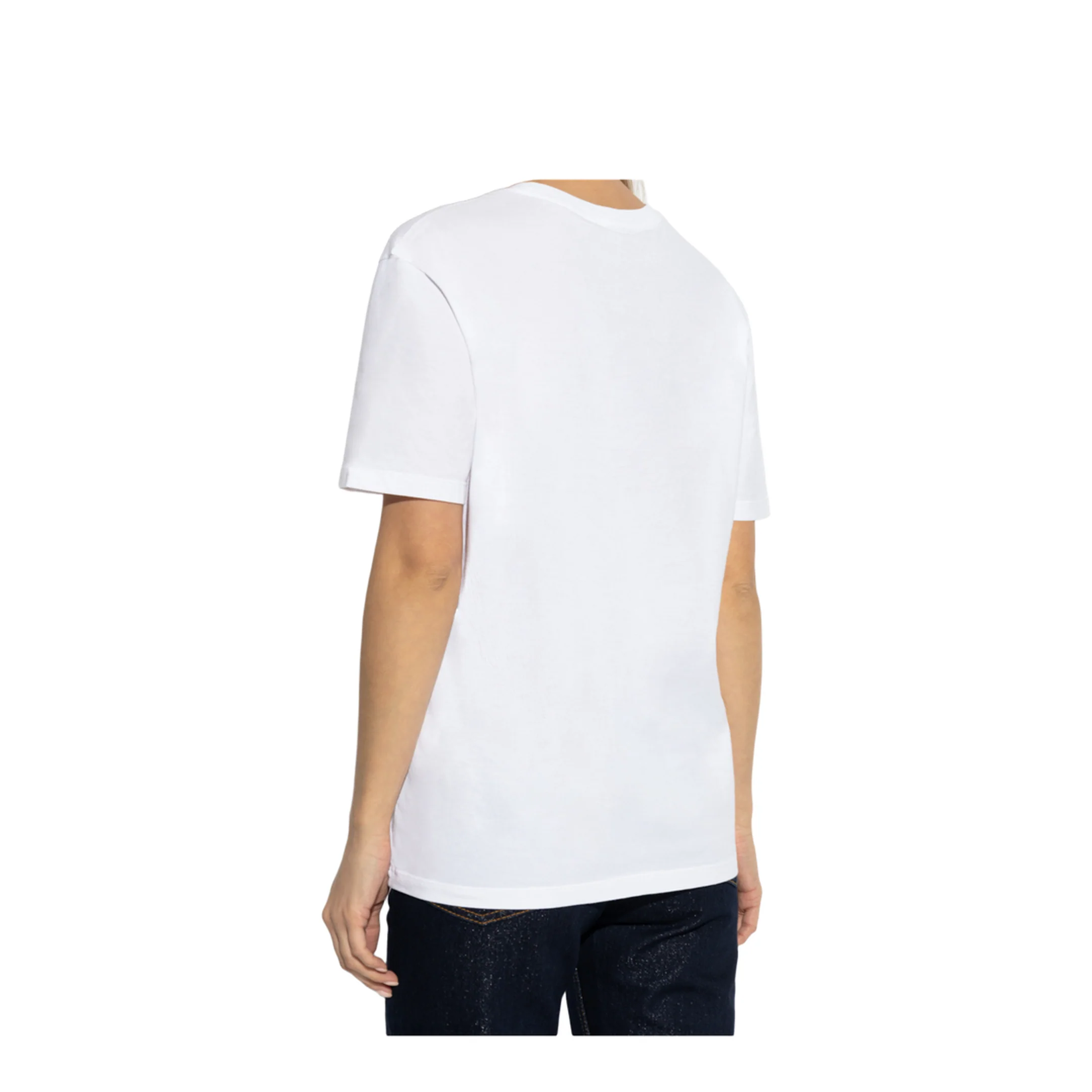 Cotton T-Shirt with Print and Embroidery - Image 3