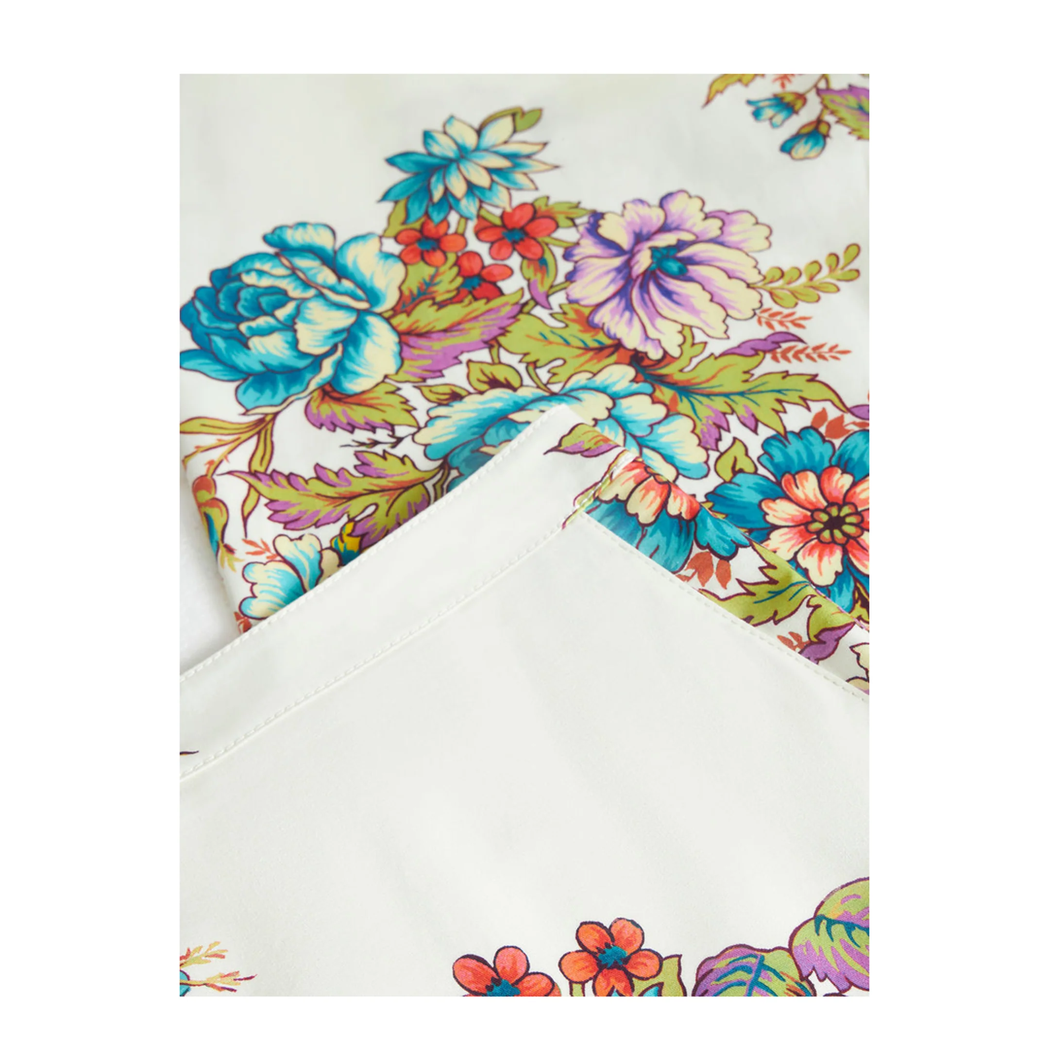 Floral Pattern Flared Pants - Image 2