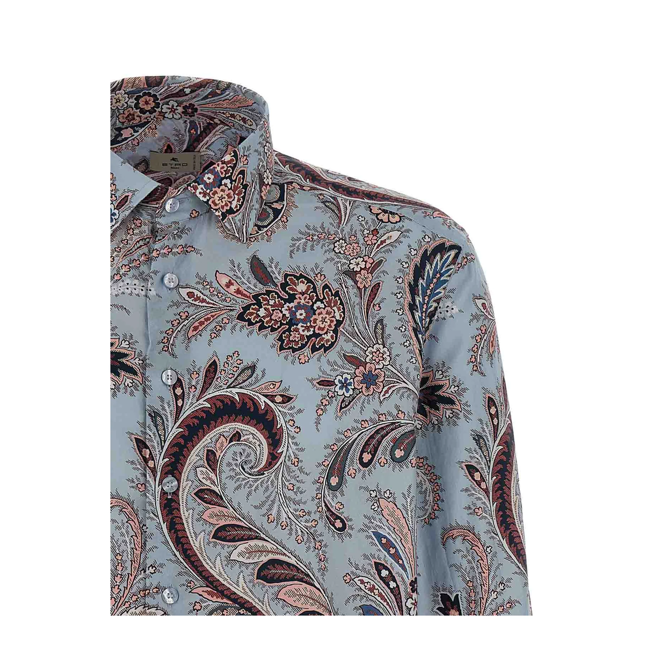 Floral Paisley Cotton Shirt - Image 2