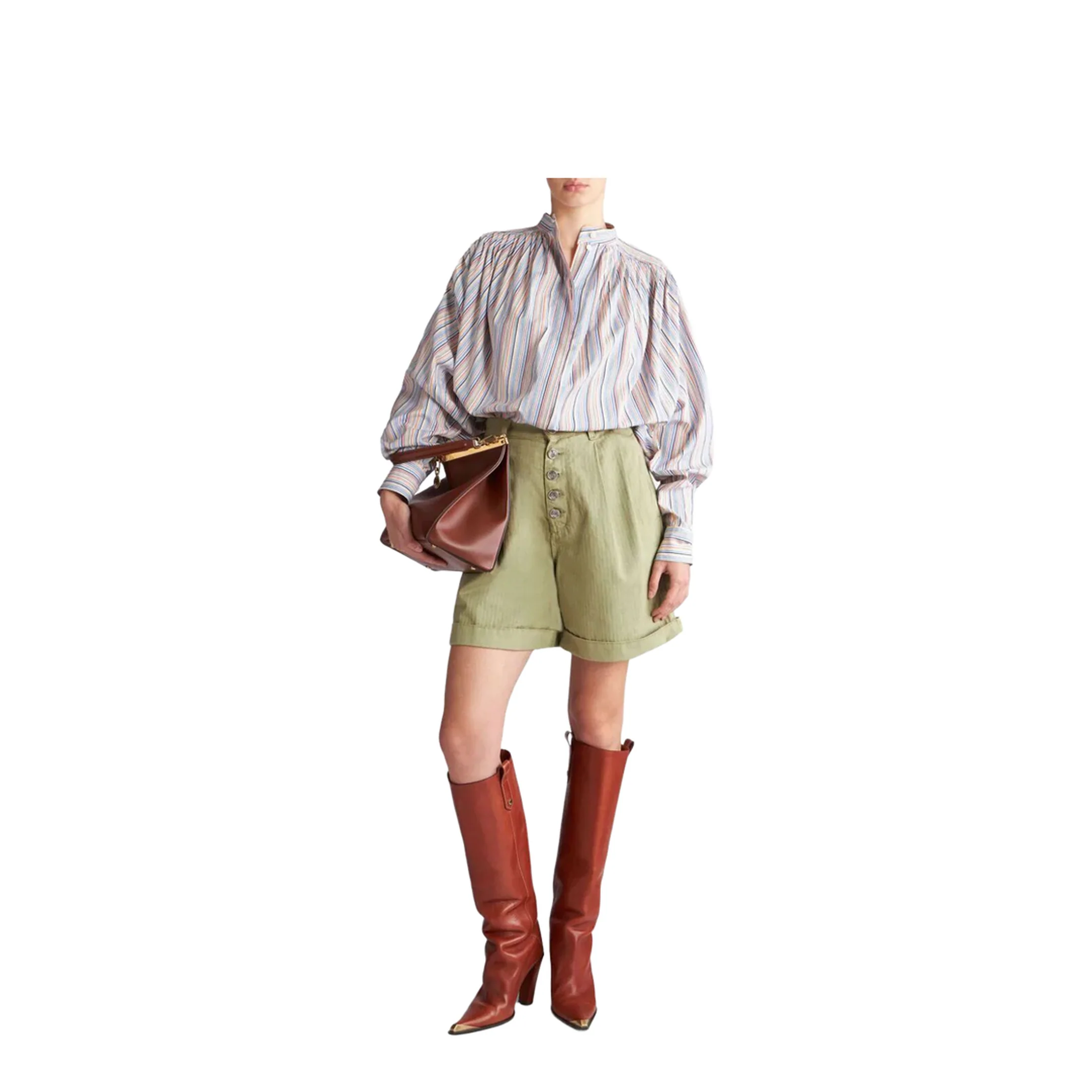 Herringbone Pattern Shorts - Image 4