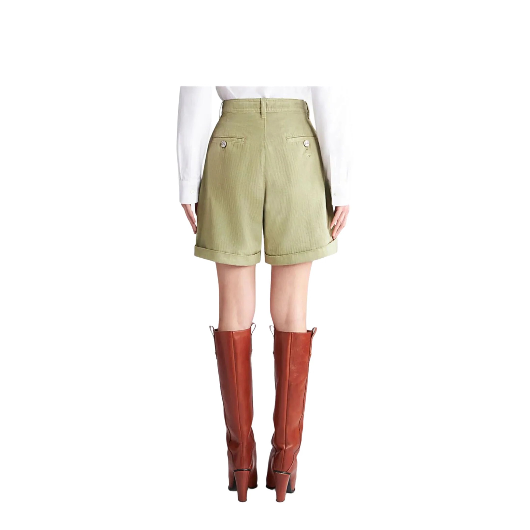 Herringbone Pattern Shorts - Image 5