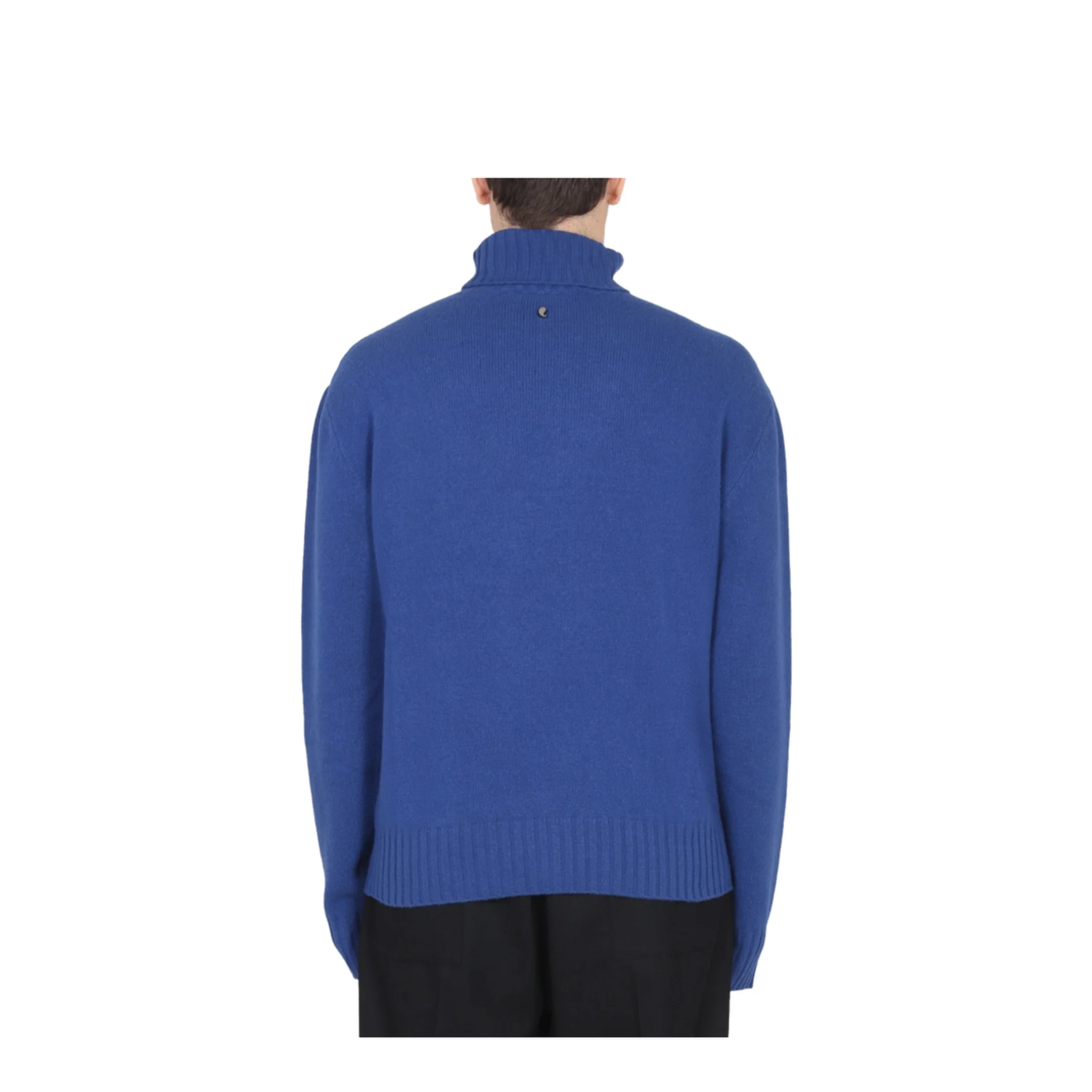Inlaid Jacquard Turtleneck Sweater - Image 3