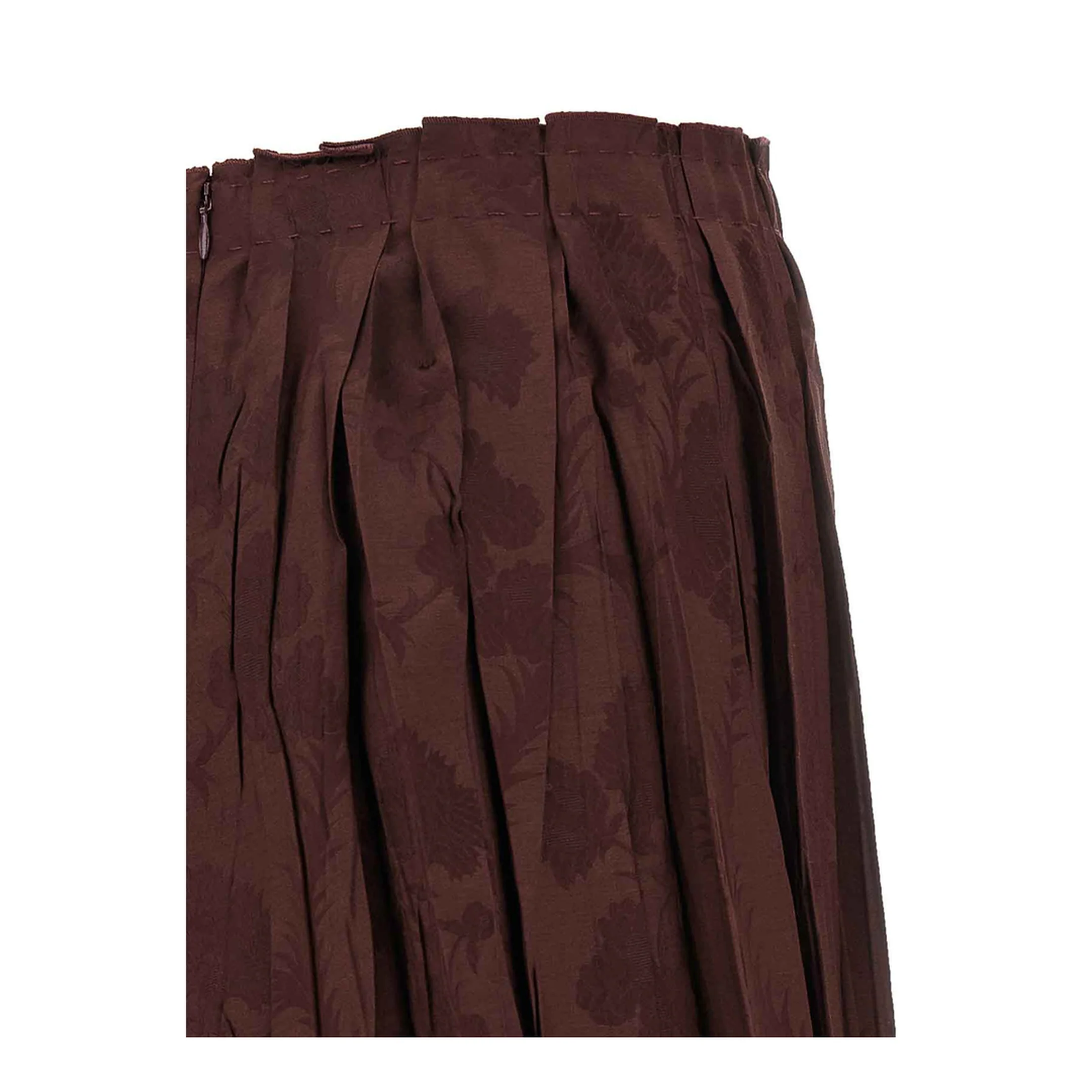 Jacquard Floral Patterned Skirt - Image 3