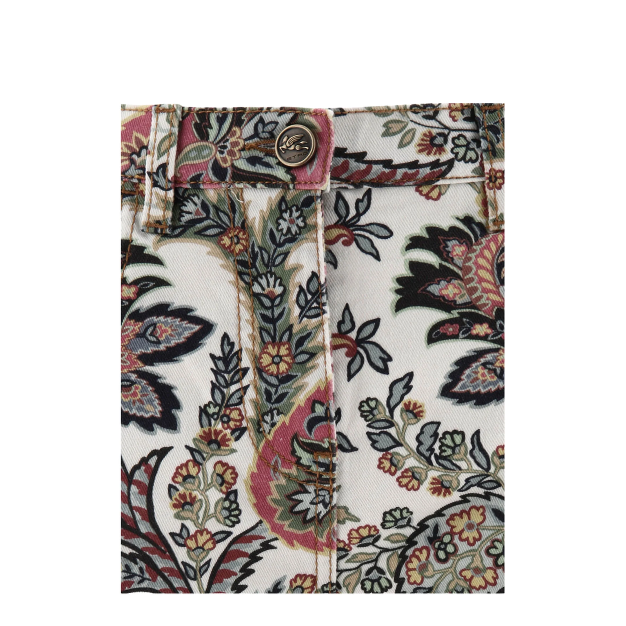 Paisley-Print Straight-Leg Jeans - Image 3