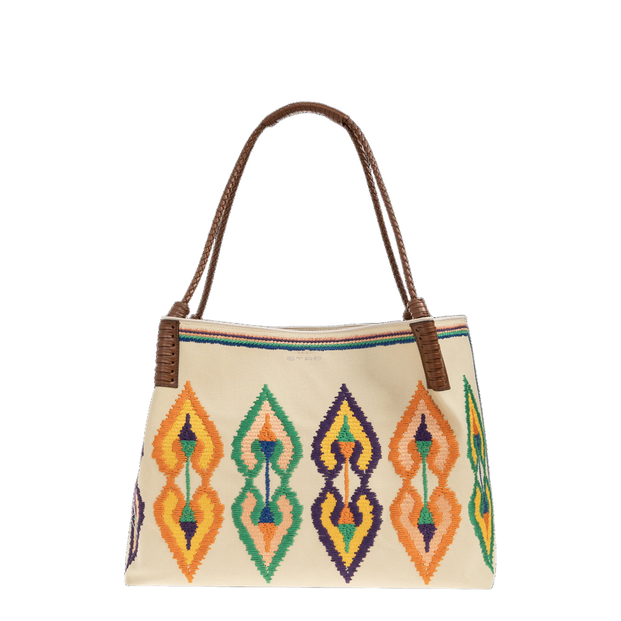 Large Canvas Embroidered Libra Tote Bag - Image 2