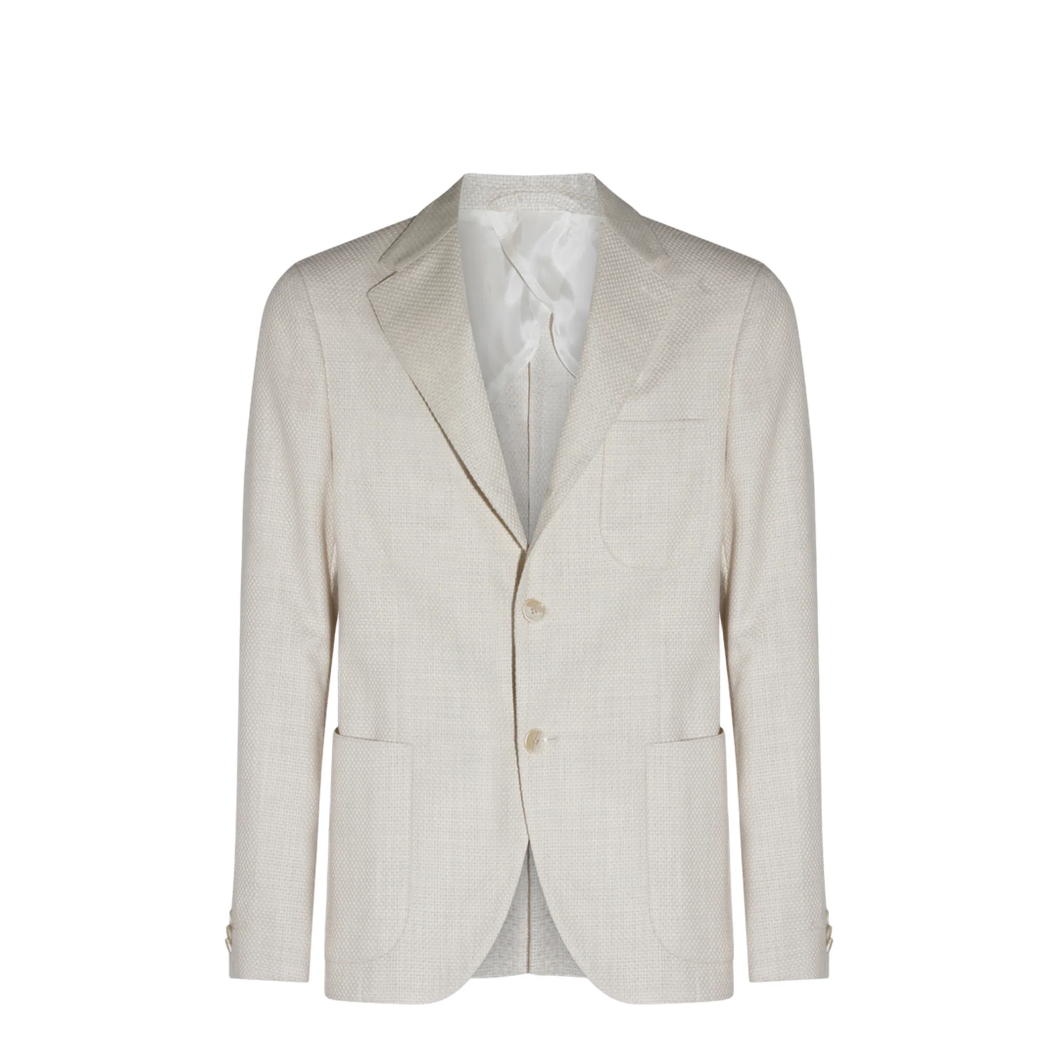 Single-Breasted Cotton-Blend Jacket - Image 4