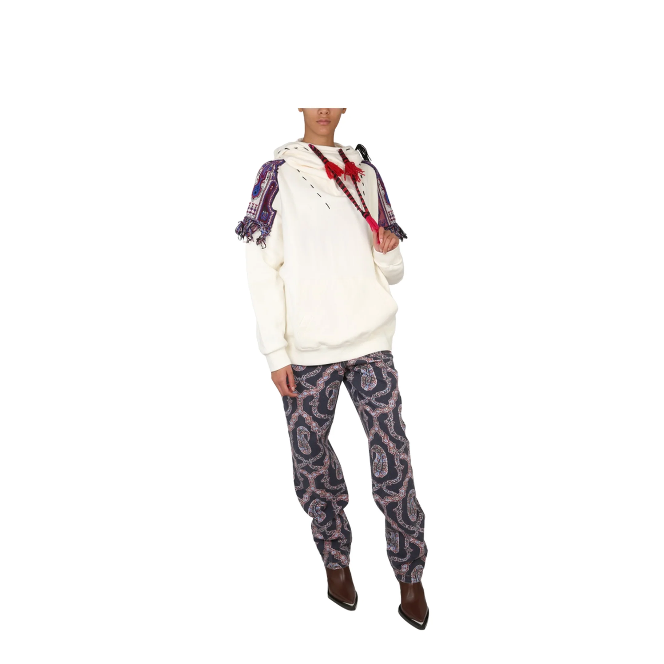 Paisley Denim Pants - Image 2