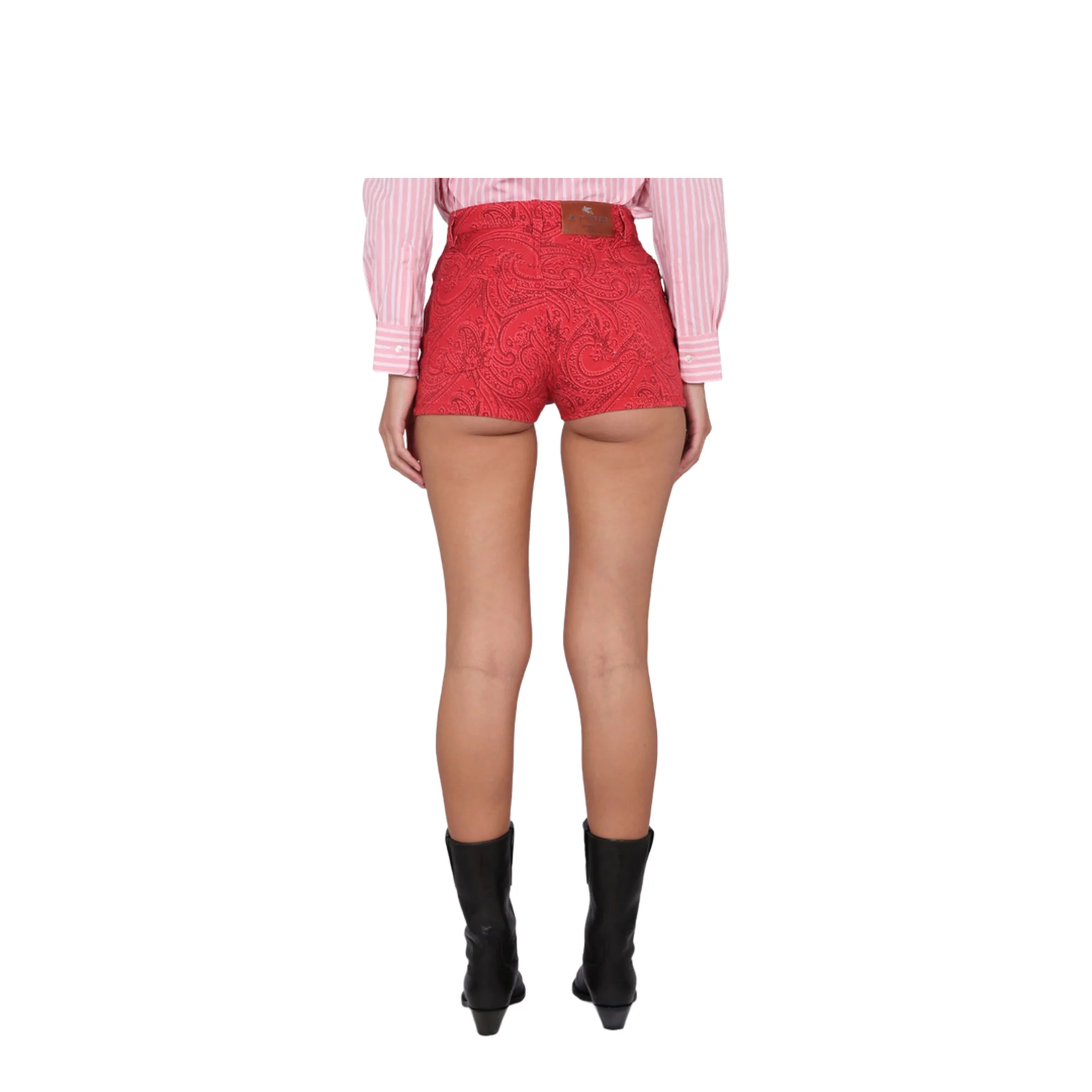 Paisley Print Shorts - Image 4