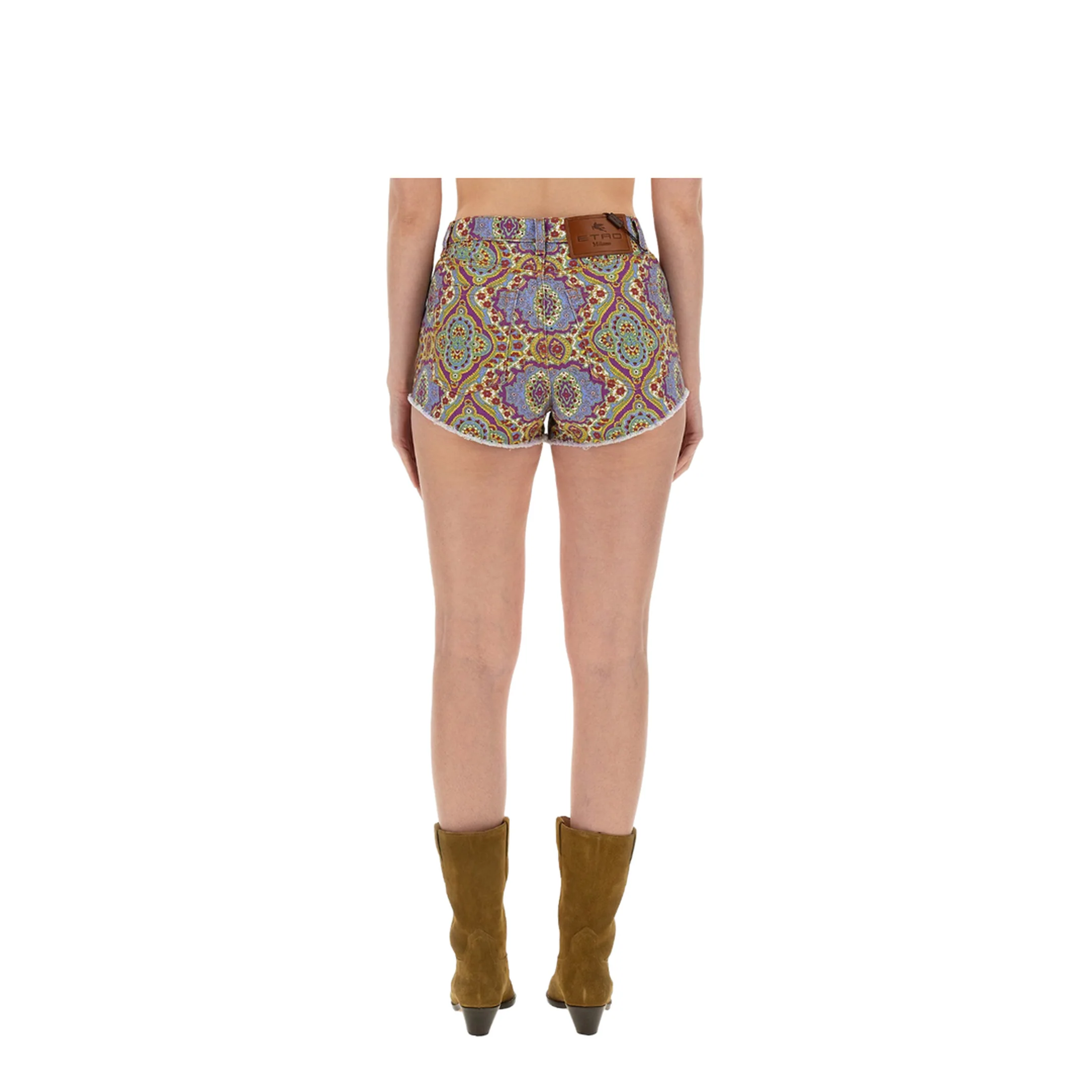 Paisley Print Shorts - Image 3