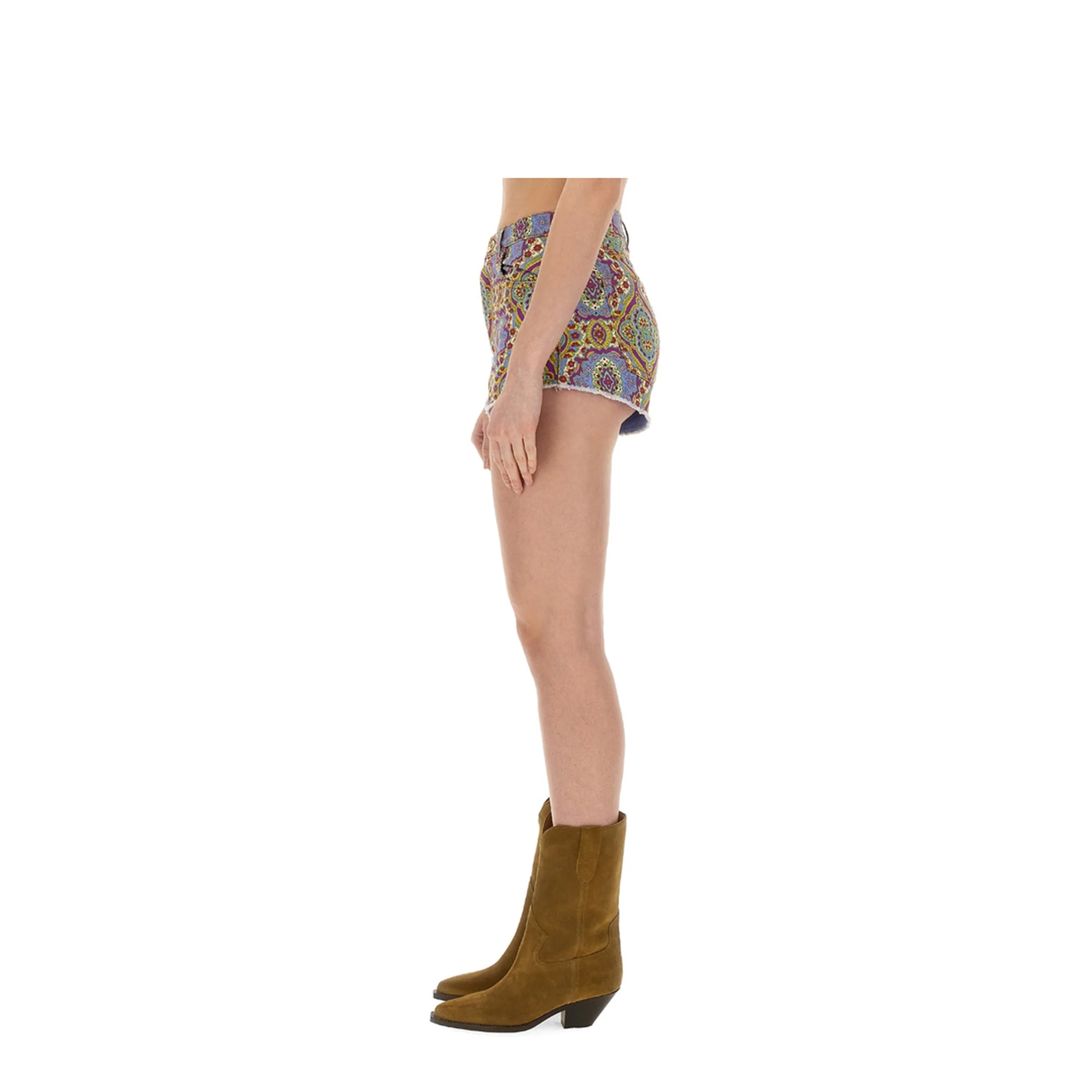 Paisley Print Shorts - Image 4