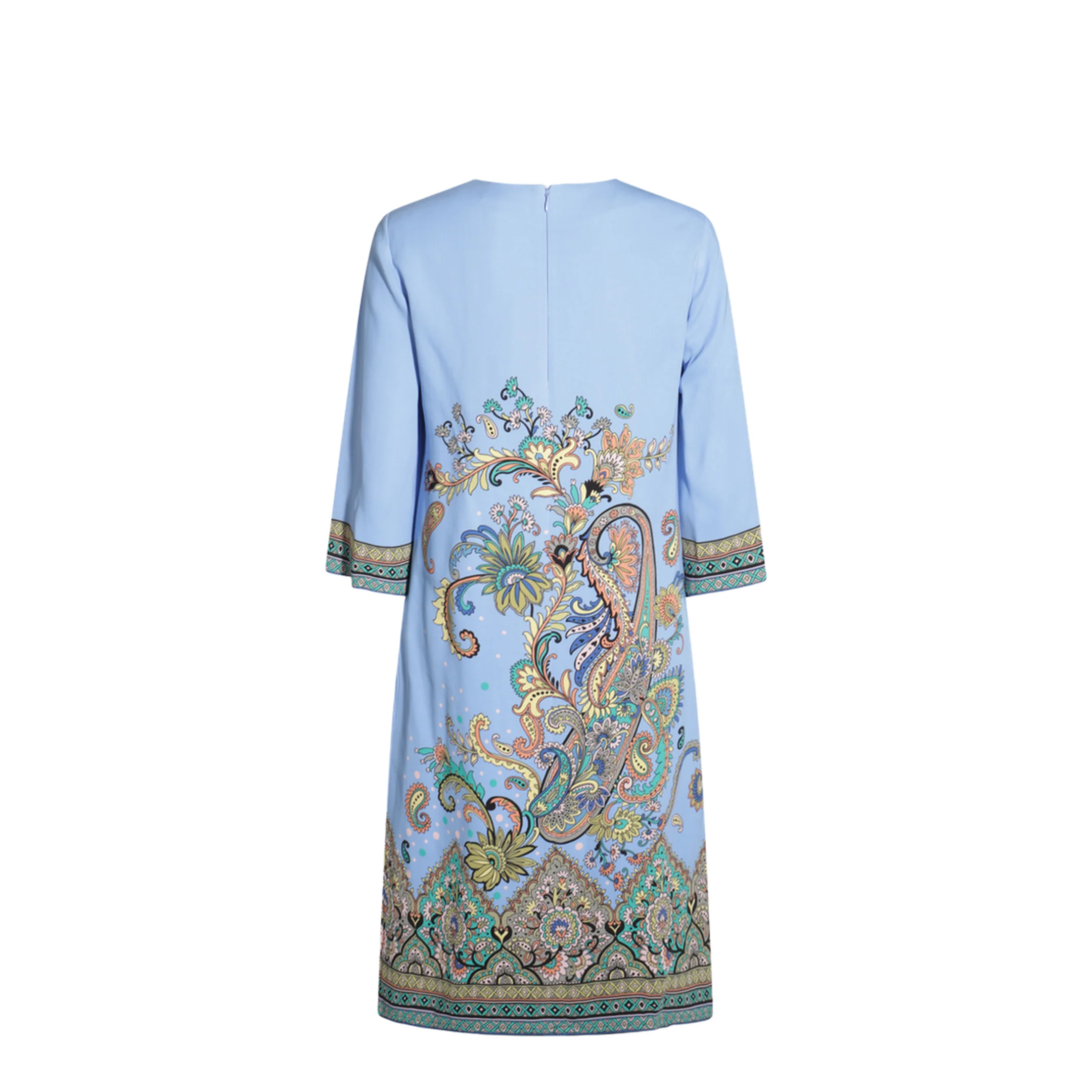 Paisley Print Silk Dress - Image 2