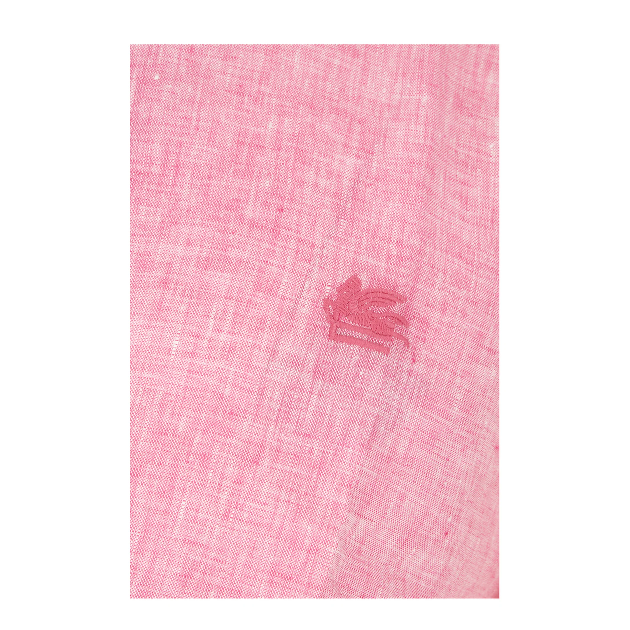 Pegaso Linen Shirt - Fuchsia - Image 3