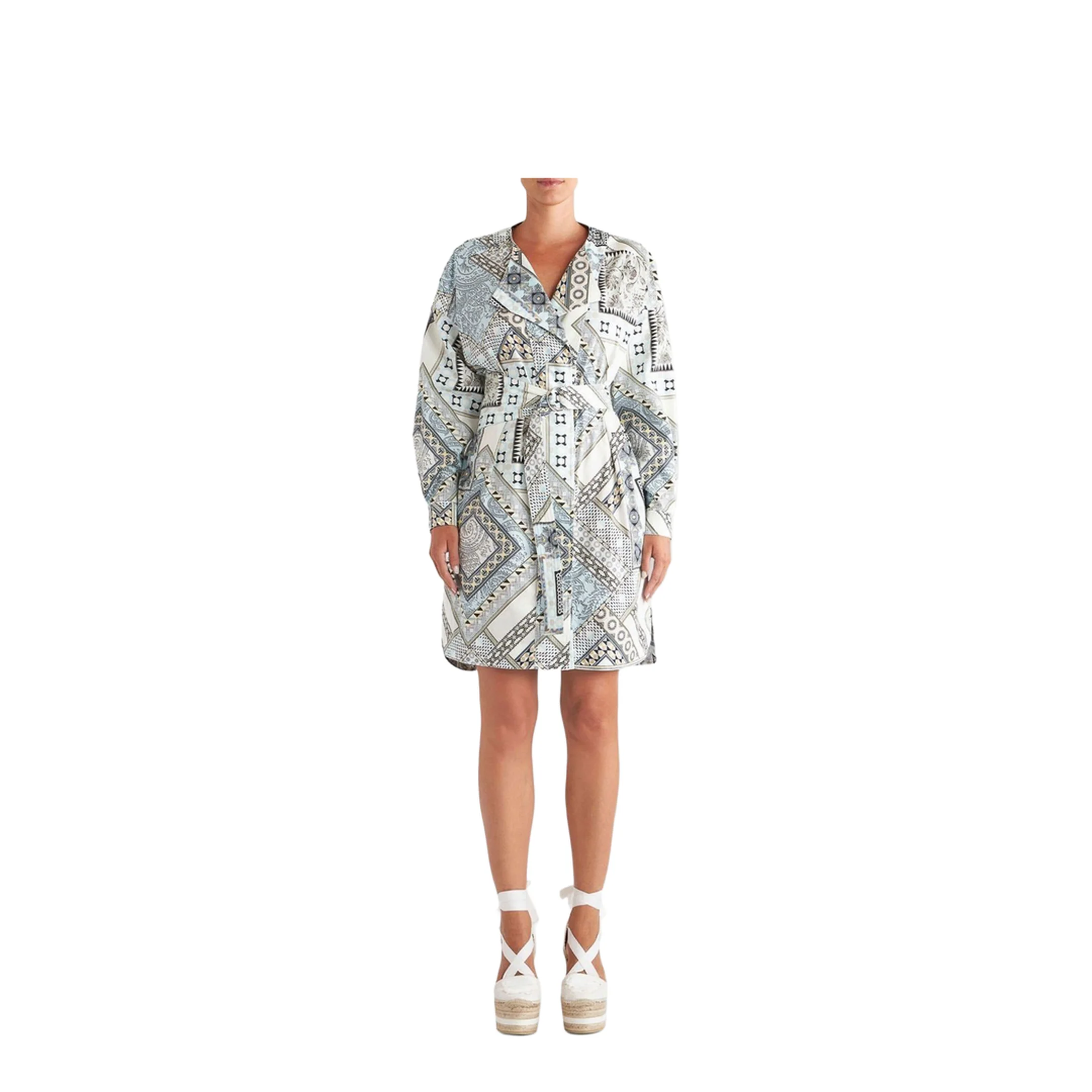 Printed Midi Dress - Image 3