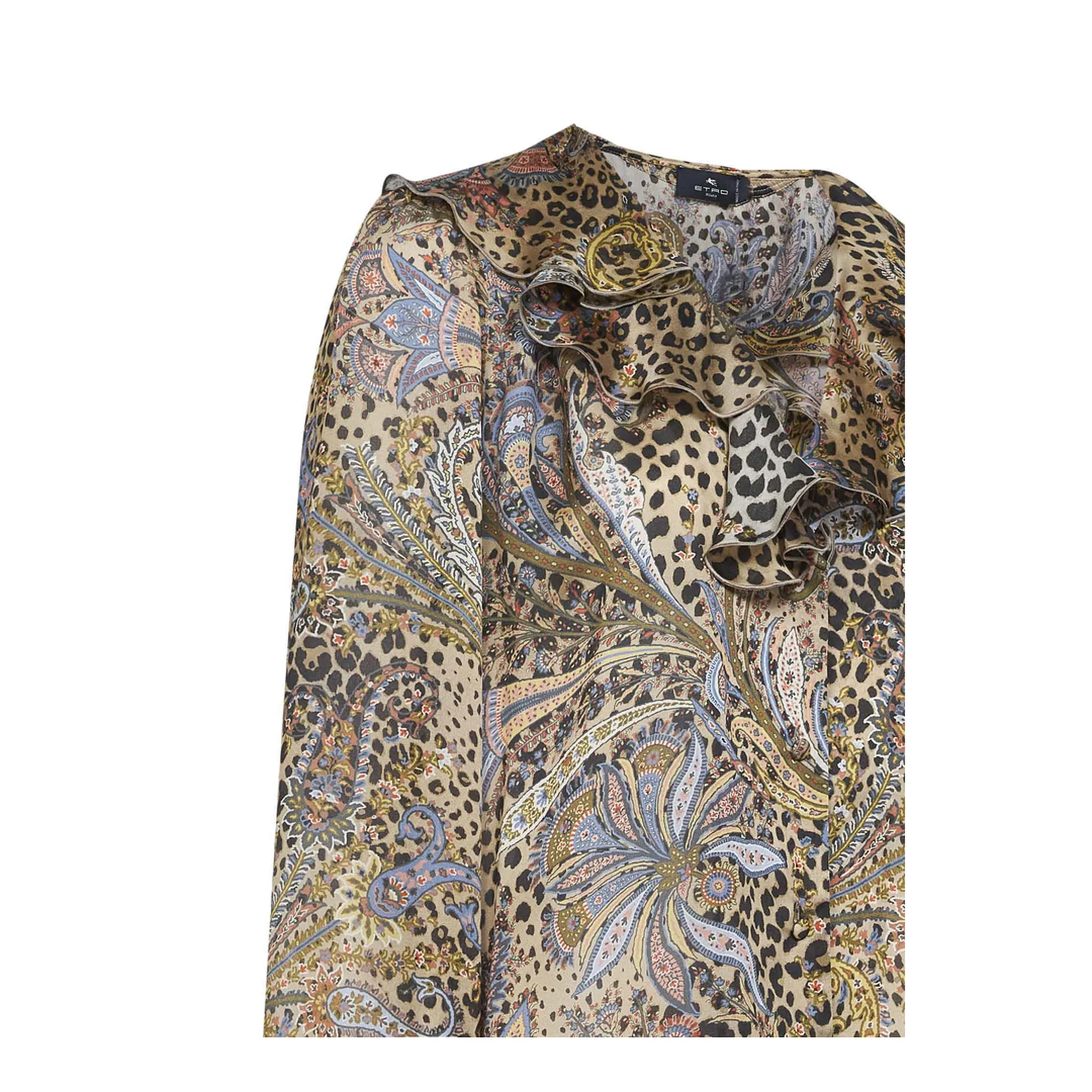 Printed Silk Blouse - Image 2