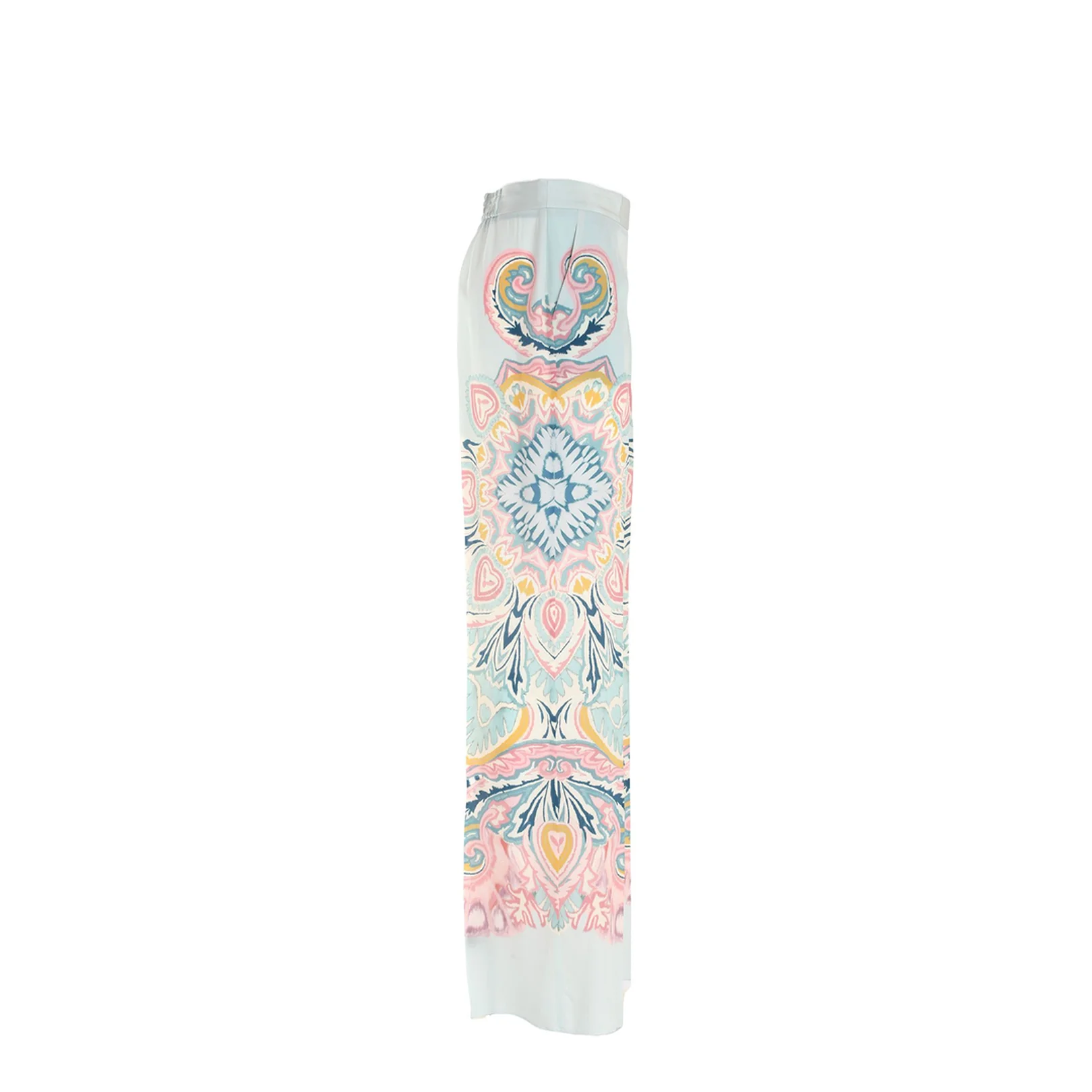 Printed Silk Trousers - Image 3