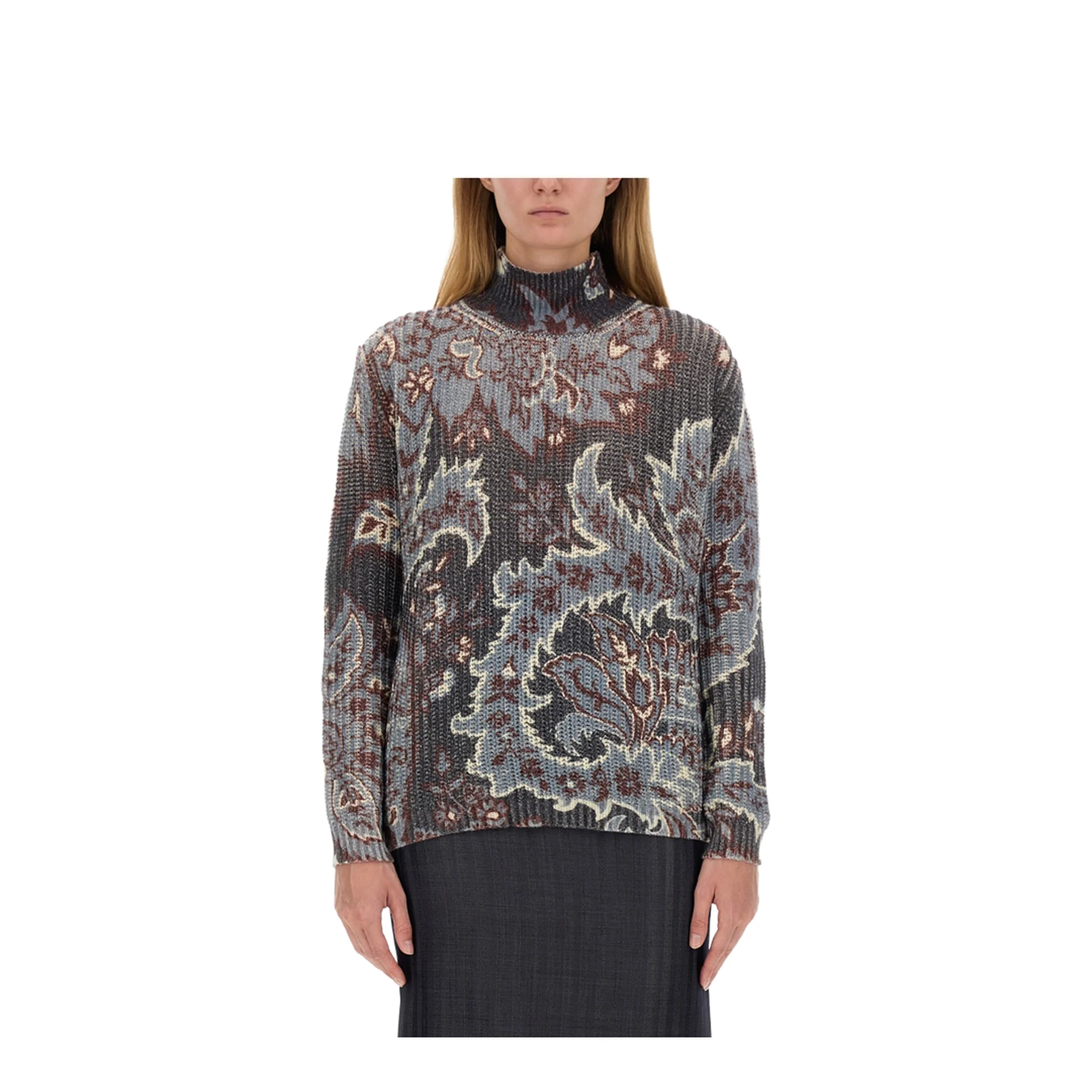 Printed Wool Sweater