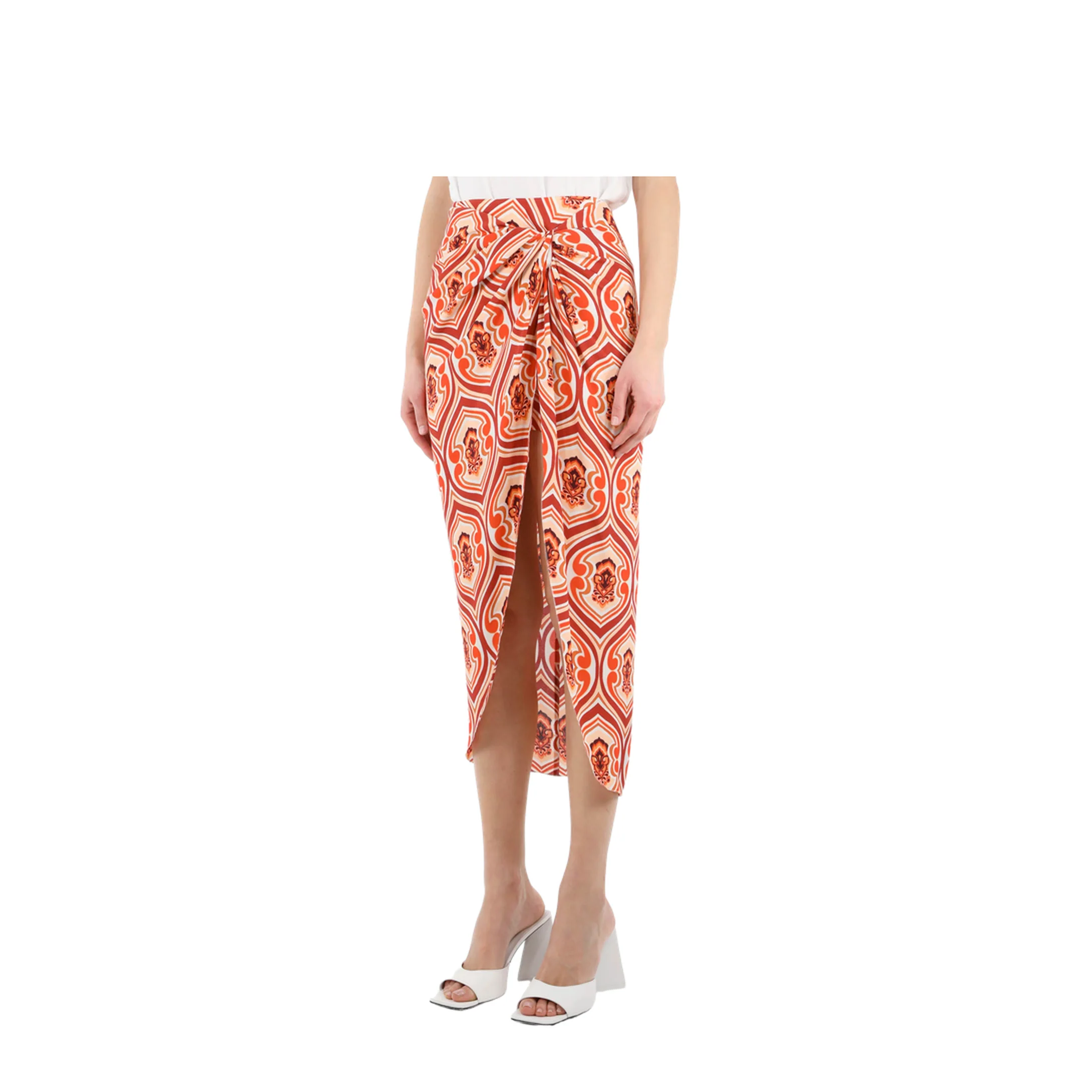 Sarong Skirt With Graphic Print - Image 2