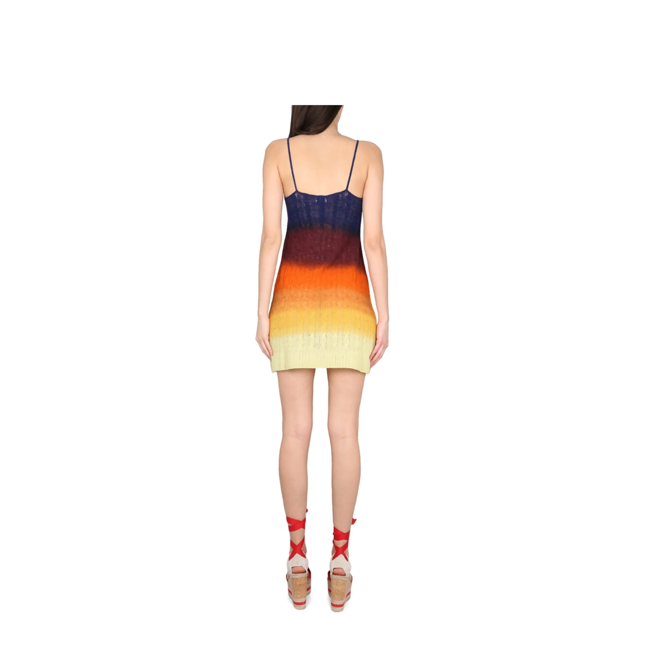 Shaded Braided Wool Mini Dress - Image 3
