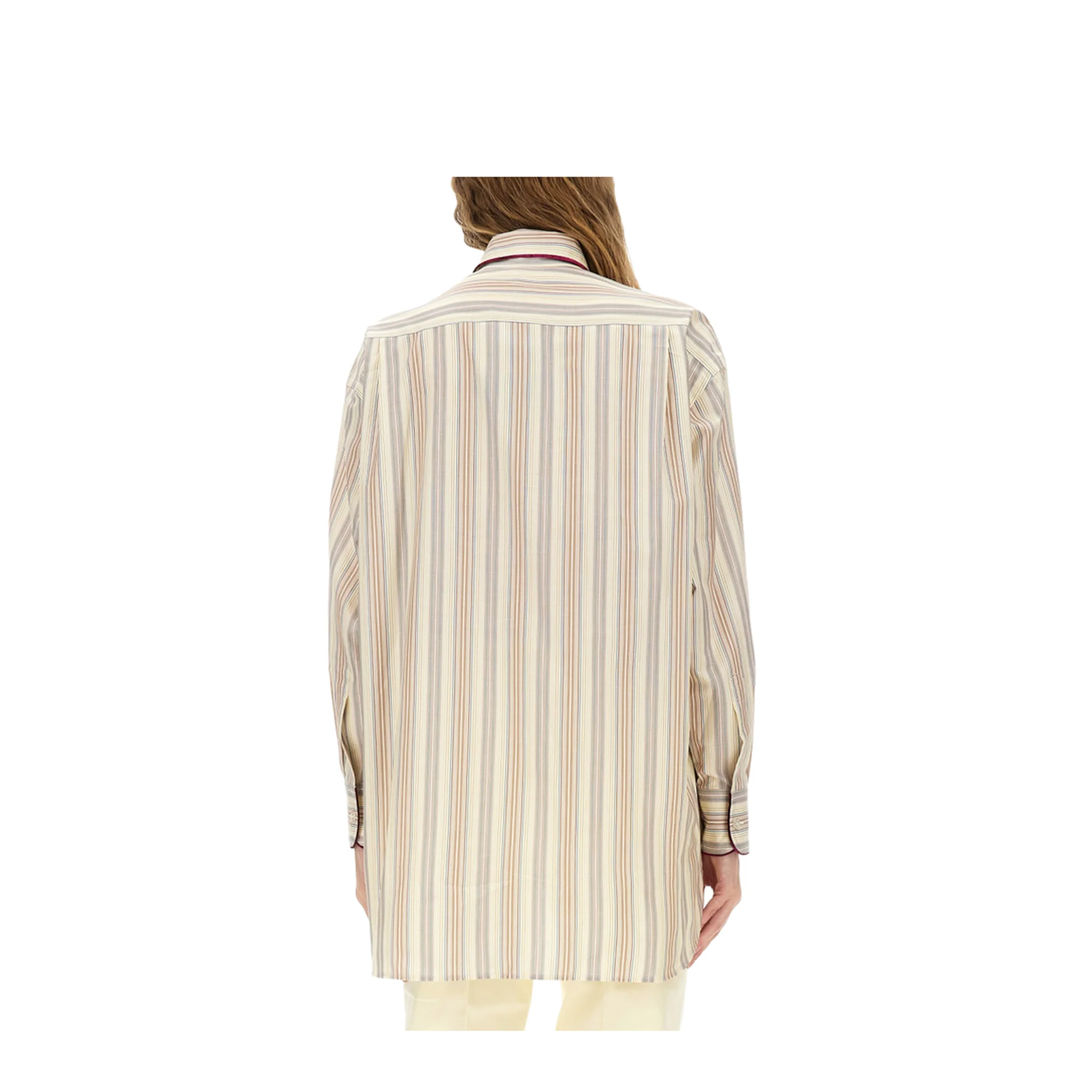 Striped Cotton Shirt - Image 3