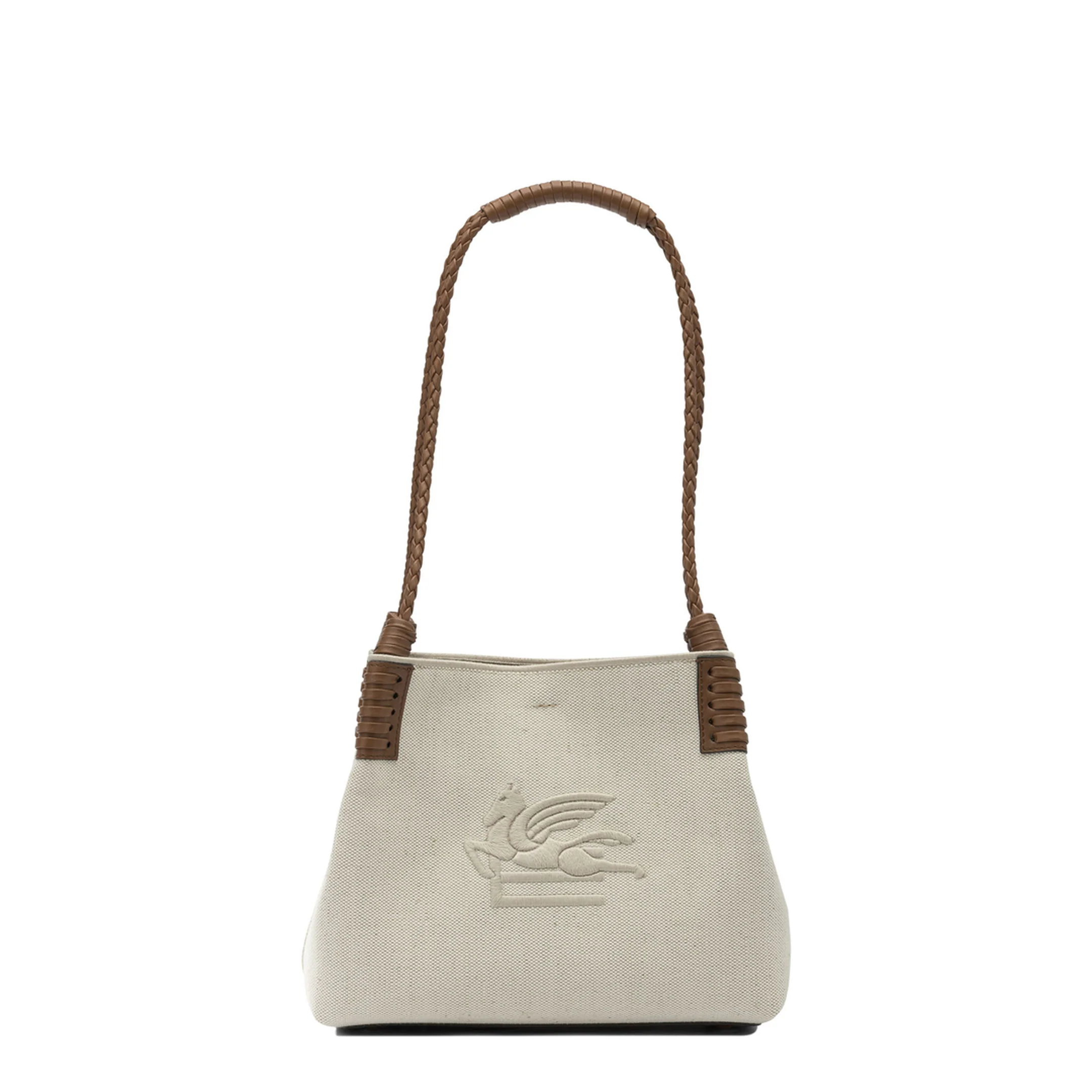 Small Libra Shoulder Bag in White
